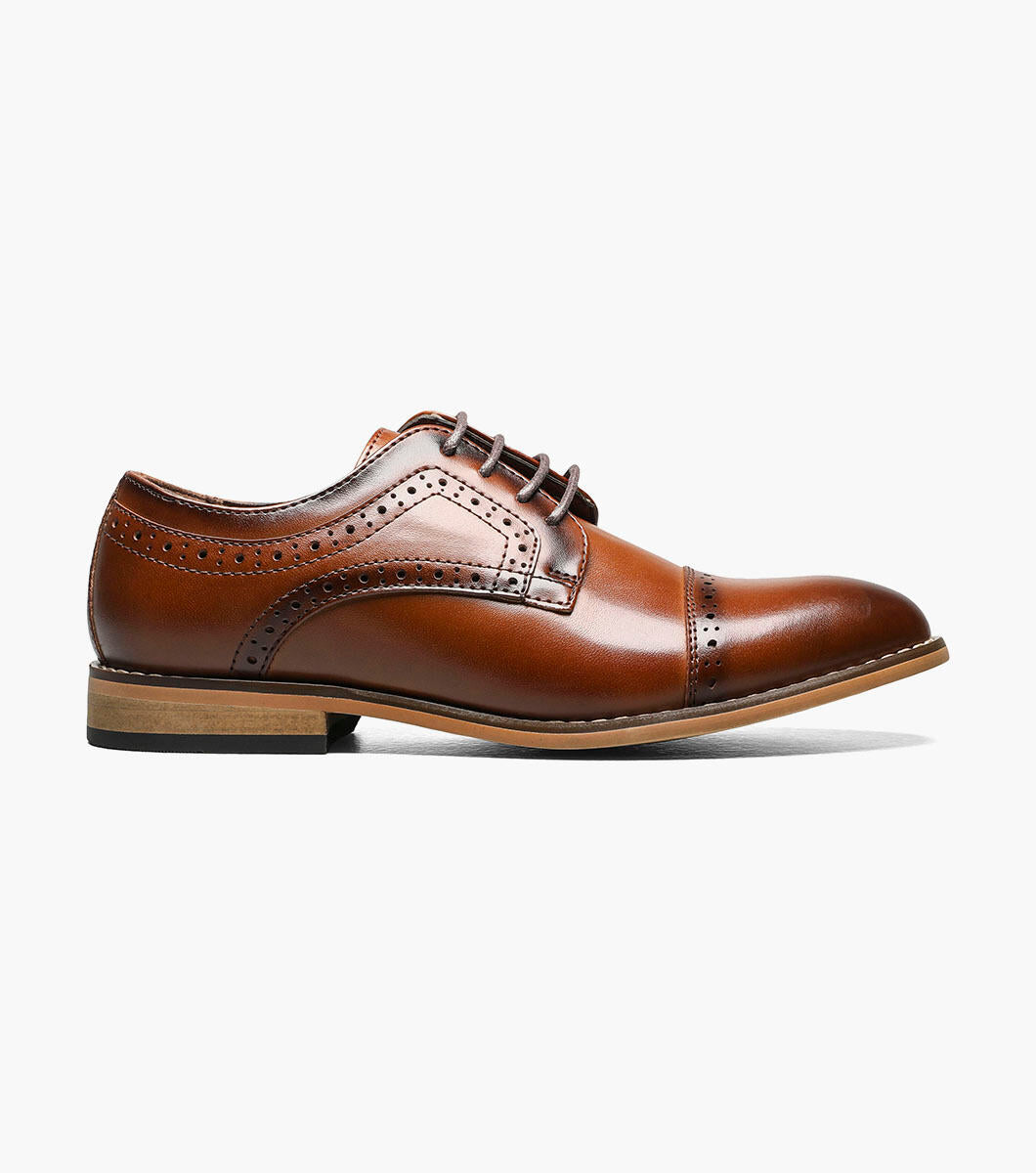 BOYS DICKINSON  Cap Toe Oxford - Cognac