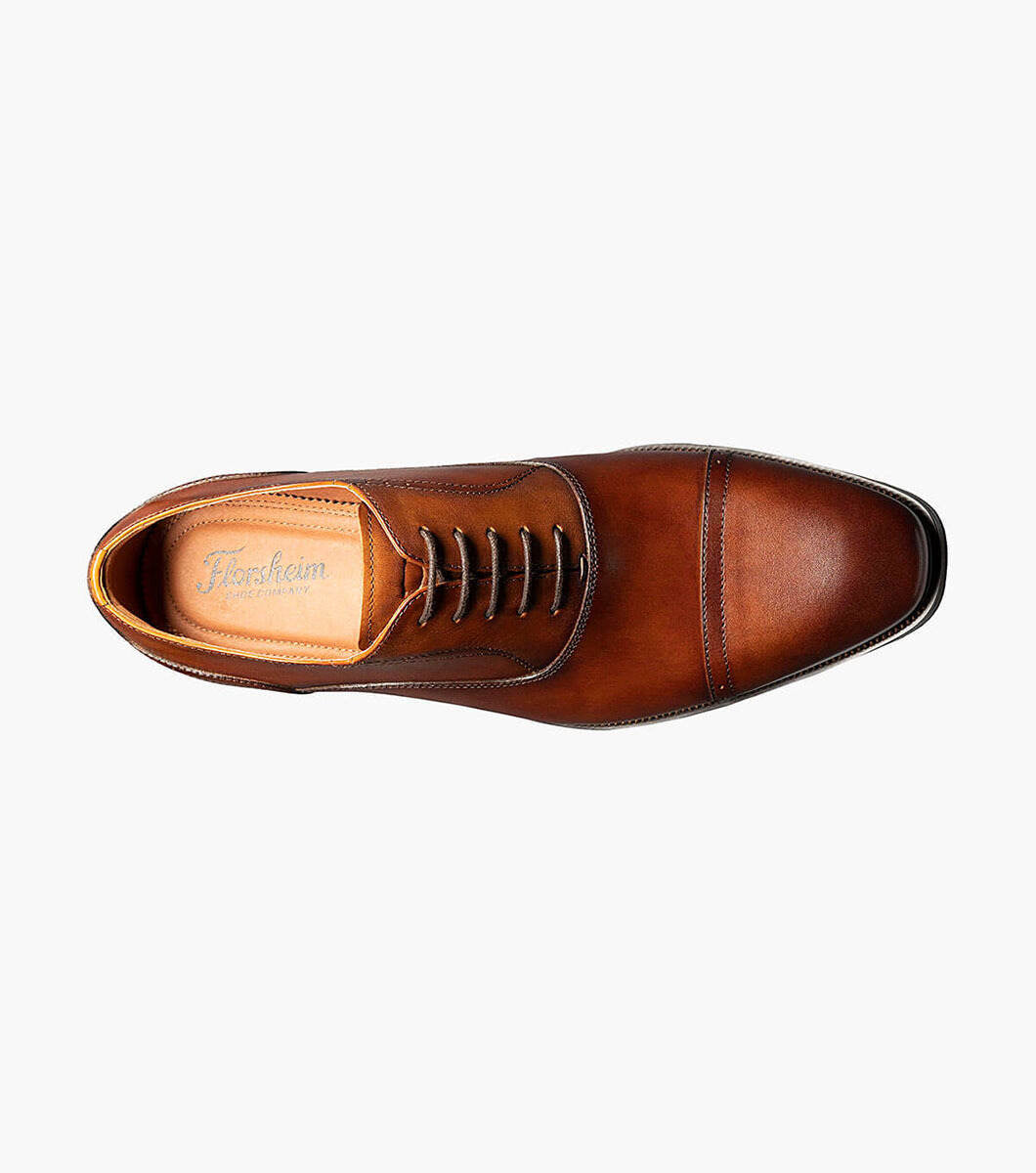 SORRENTO Cap Toe Oxford - Cognac