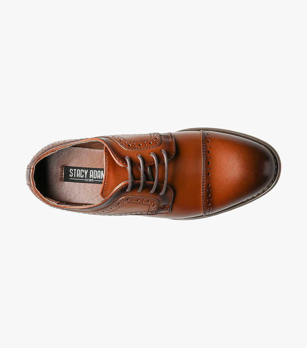 BOYS DICKINSON  Cap Toe Oxford - Cognac
