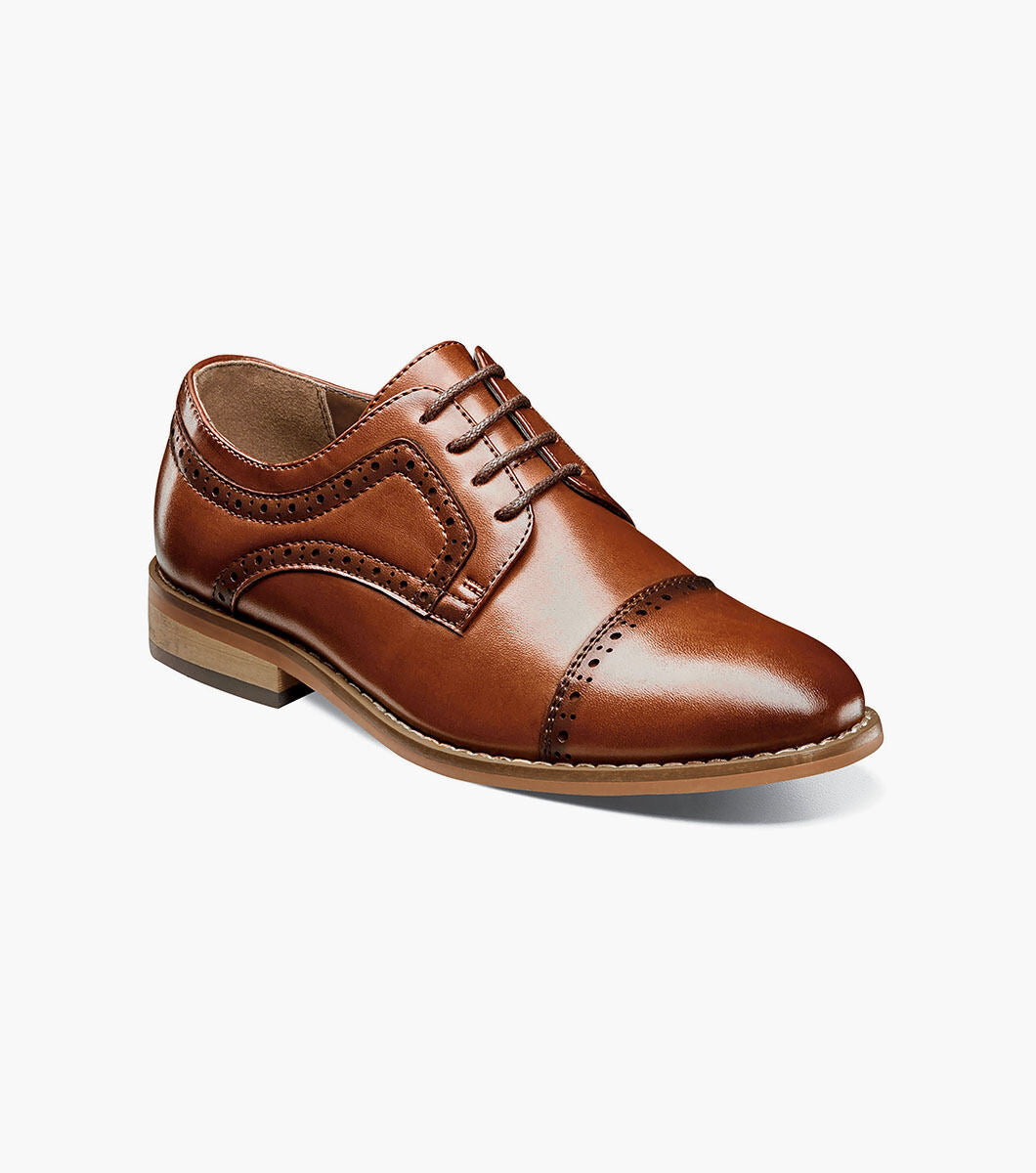 BOYS DICKINSON  Cap Toe Oxford - Cognac