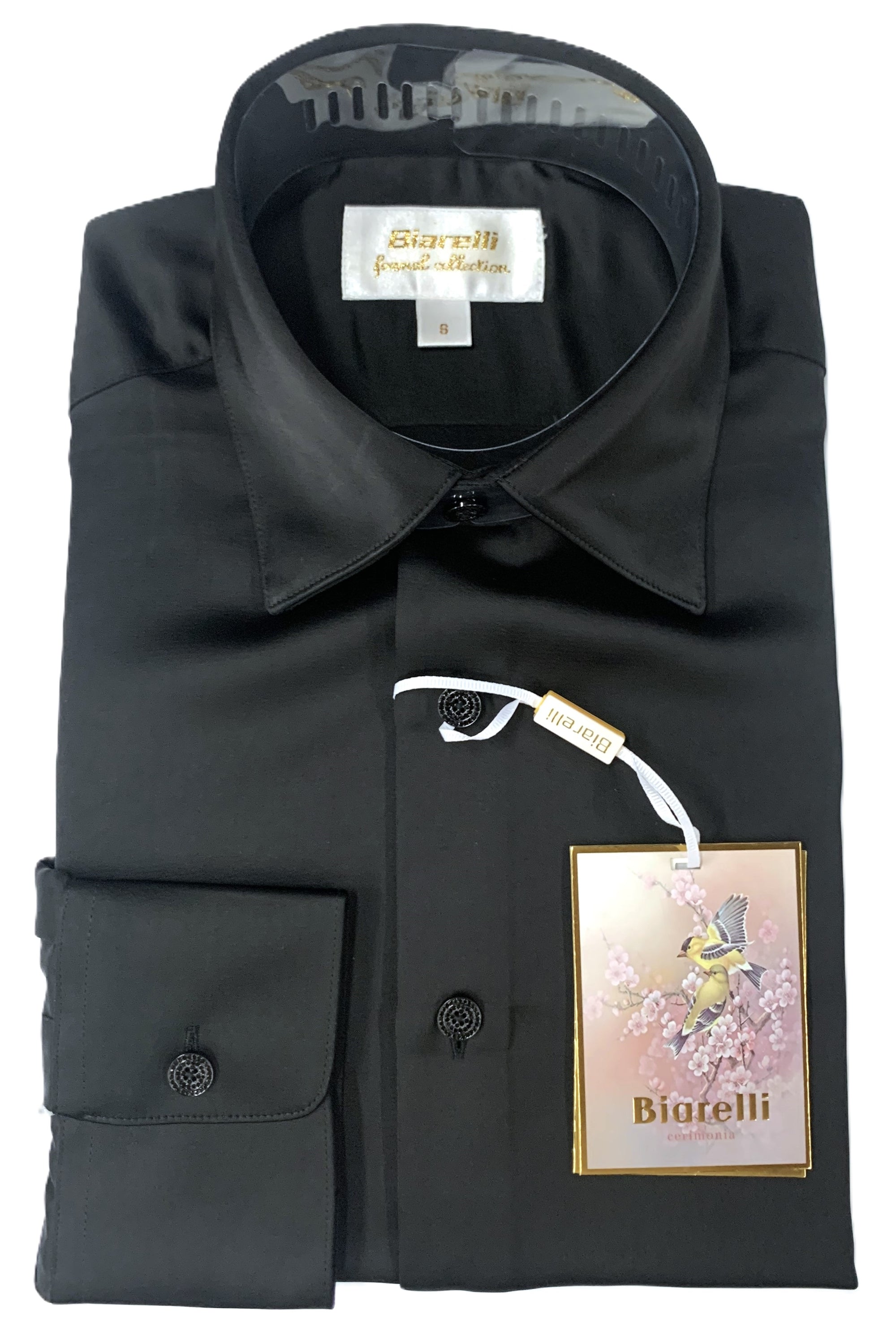 Bergamo Elegant BTX-96 Dress Shirt - Black