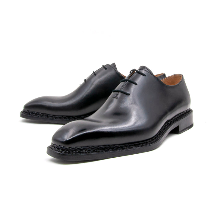 Jason Sr Wholecut Lace Up Shoes - Black