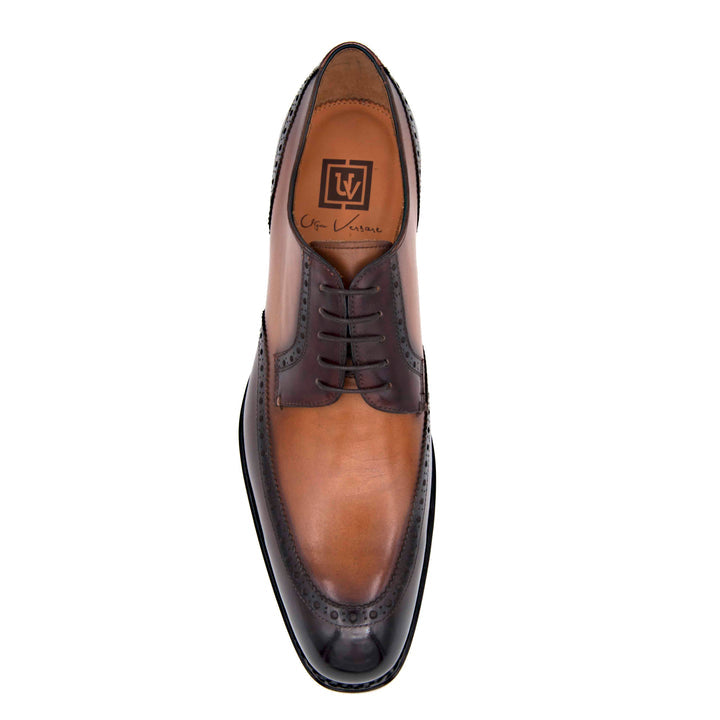 Colin Lace Up Shoes - Brown/Caramel