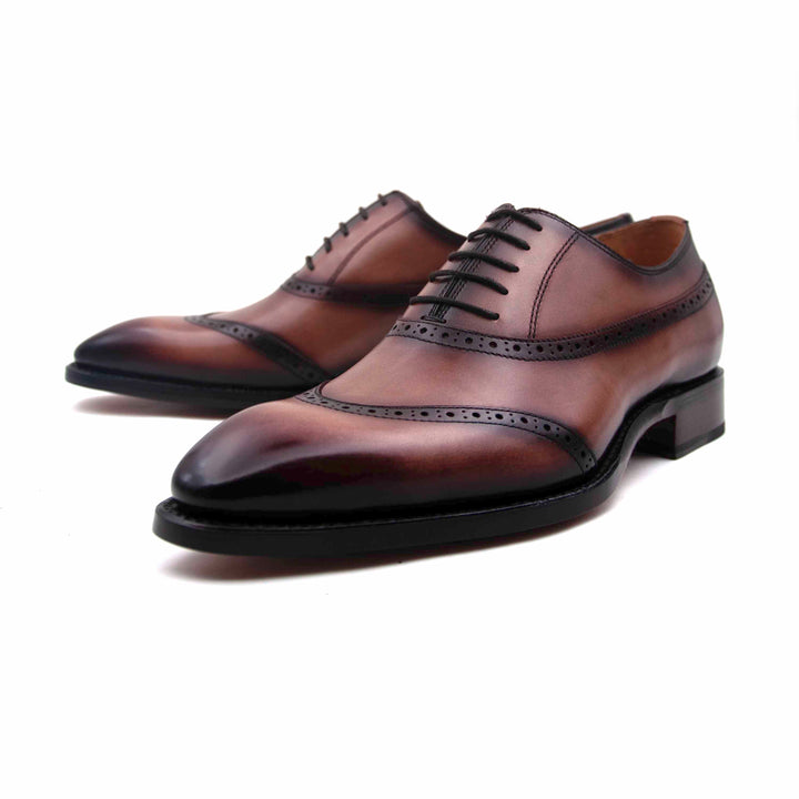 Victor Lace Up Shoes - Walnut