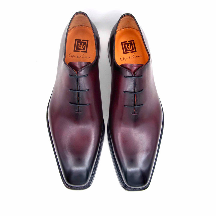 Jason Sr Wholecut Lace Up Shoes - Burgundy