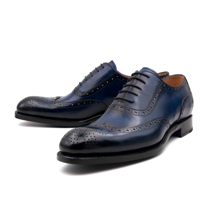 H and H Oxford Lace Up Shoes - Navy