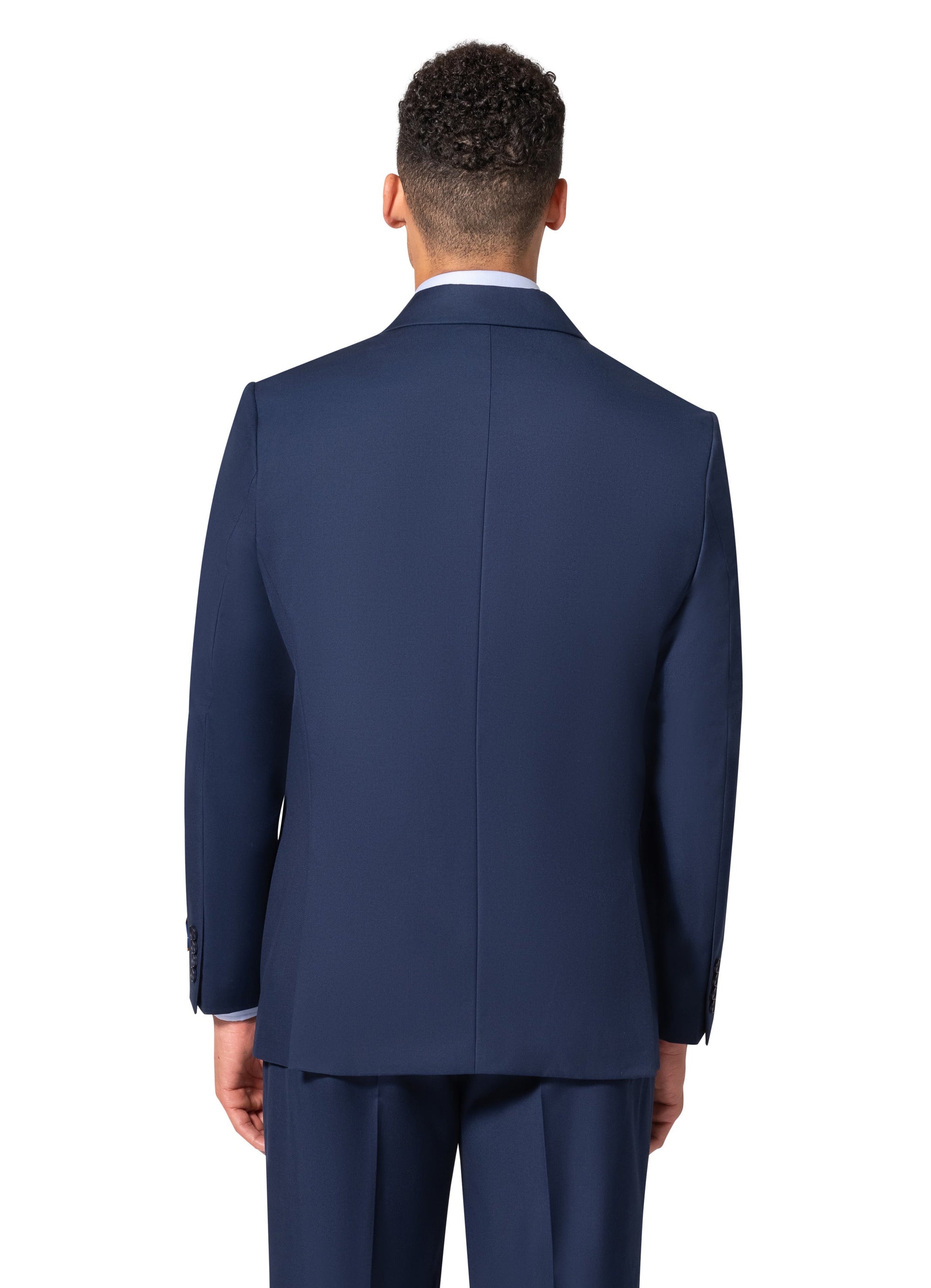 Bergamo Orange A6732 D/B Modern Fit Suit - New Blue