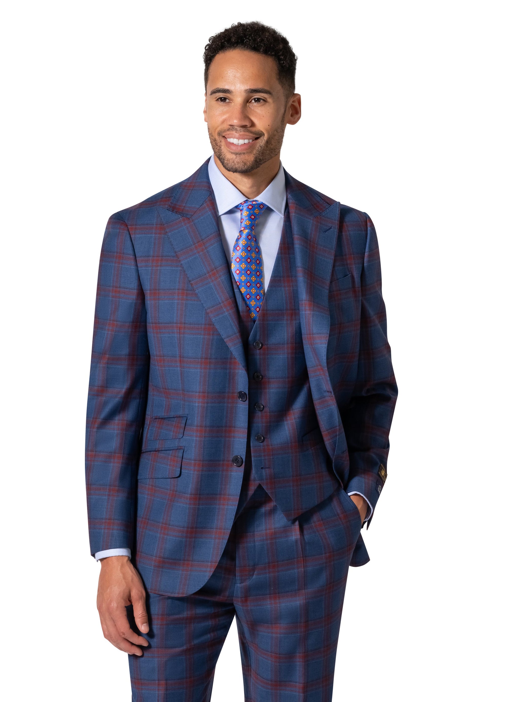 Bergamo Essex Elegant - Faille Wool Suit 10005.4100 Big & Tall