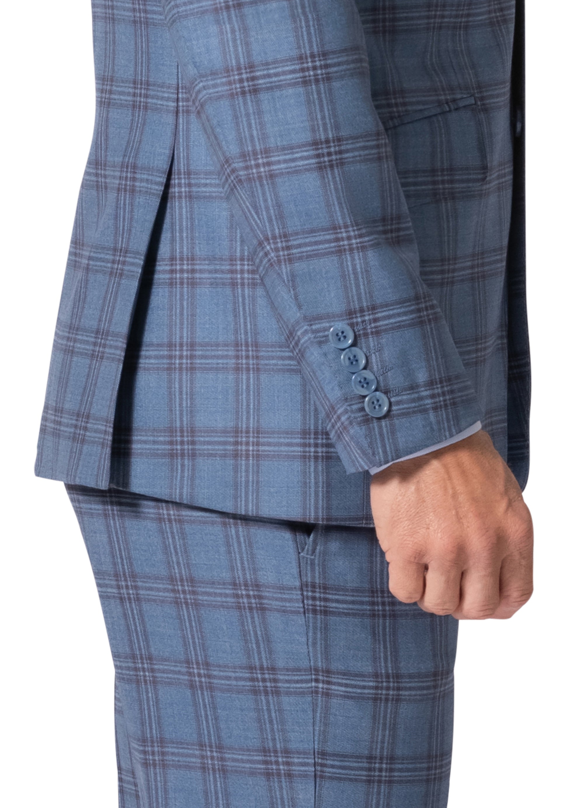 Bergamo Elegant - Faille Wool 10005.4098 S/B Slim Fit Suit