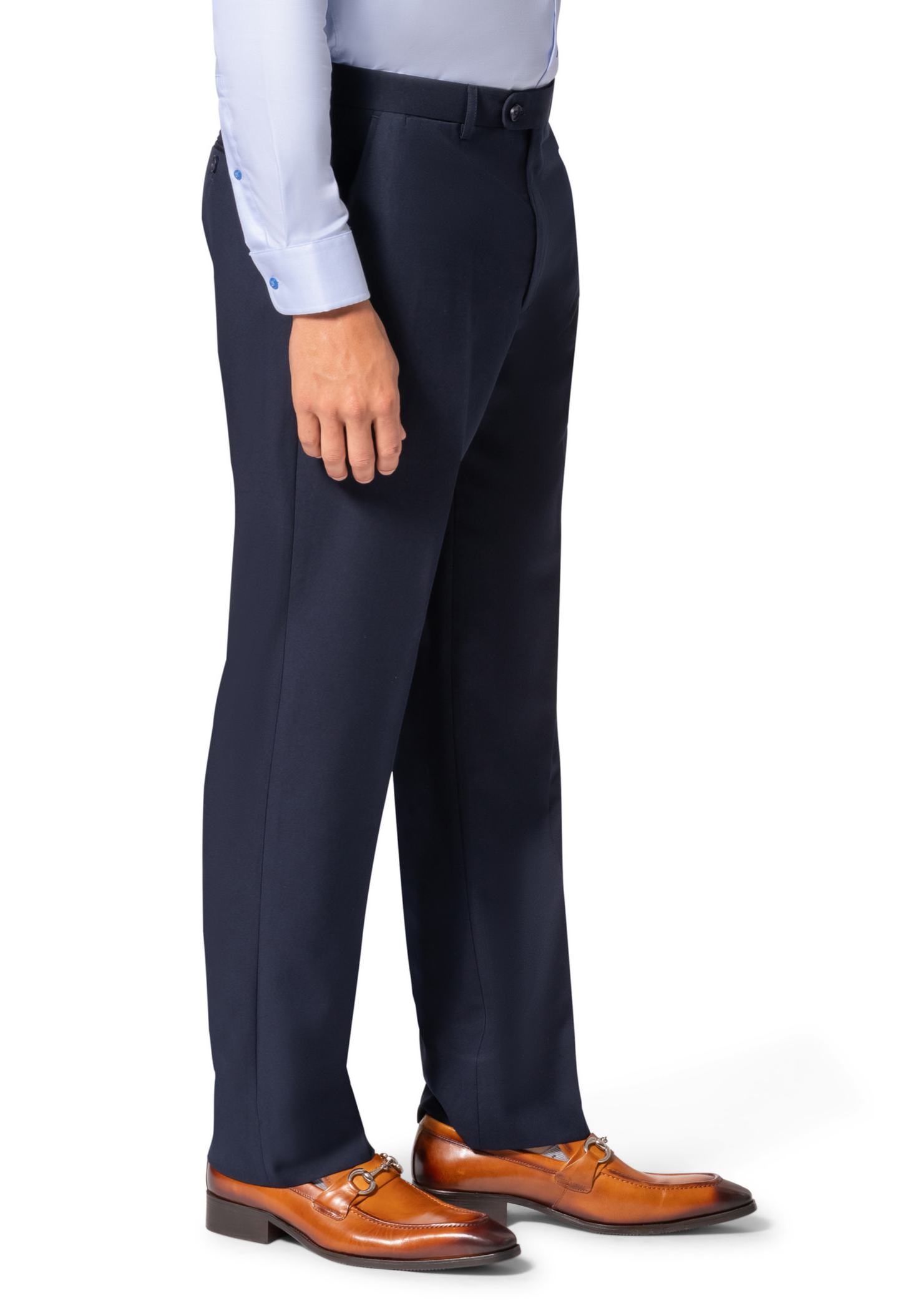 Bergamo Orange A6732 D/B Modern Fit Suit - Navy