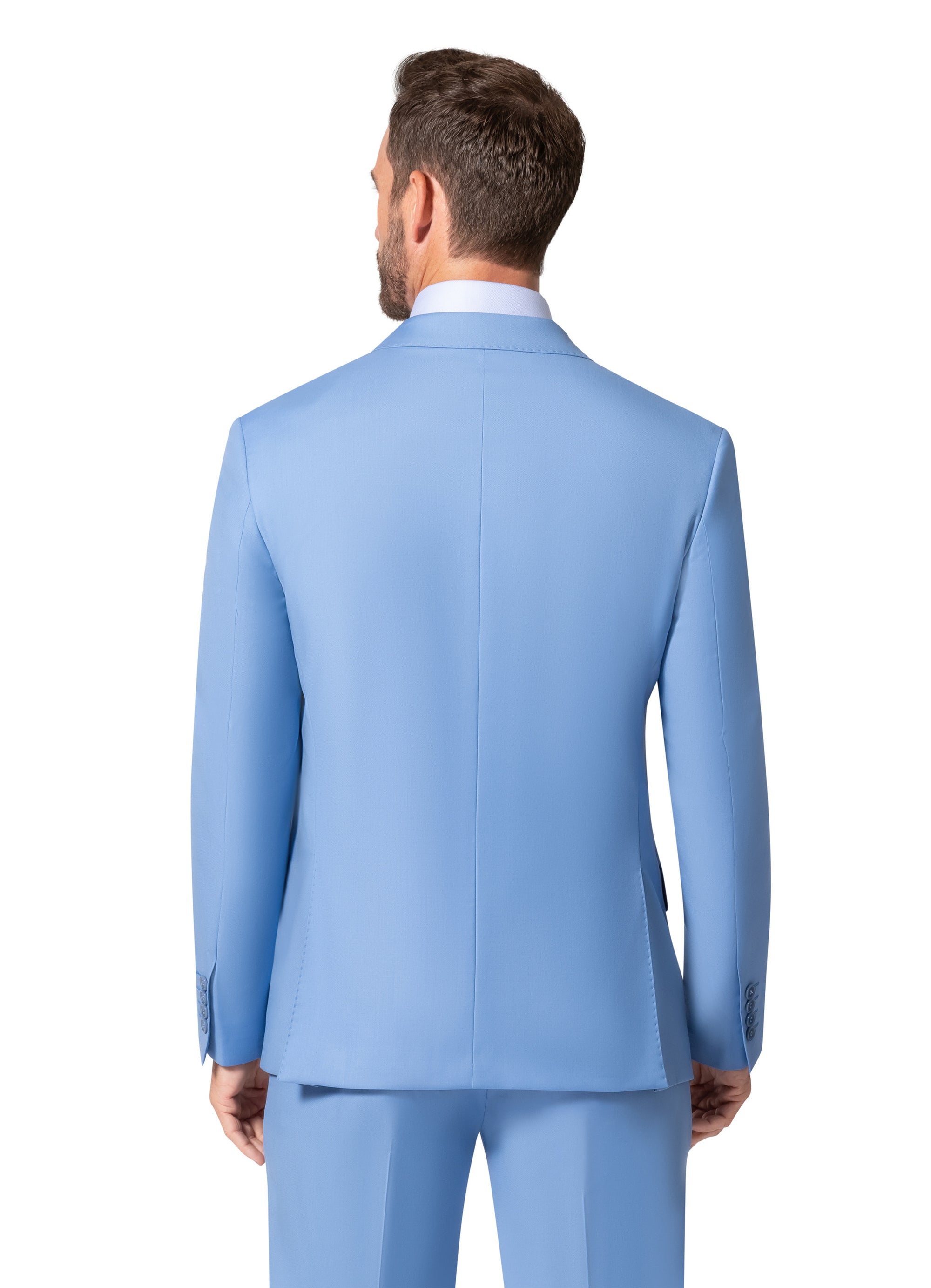Bergamo Elegant - 10174.001 Wool Suit Slim - Blue