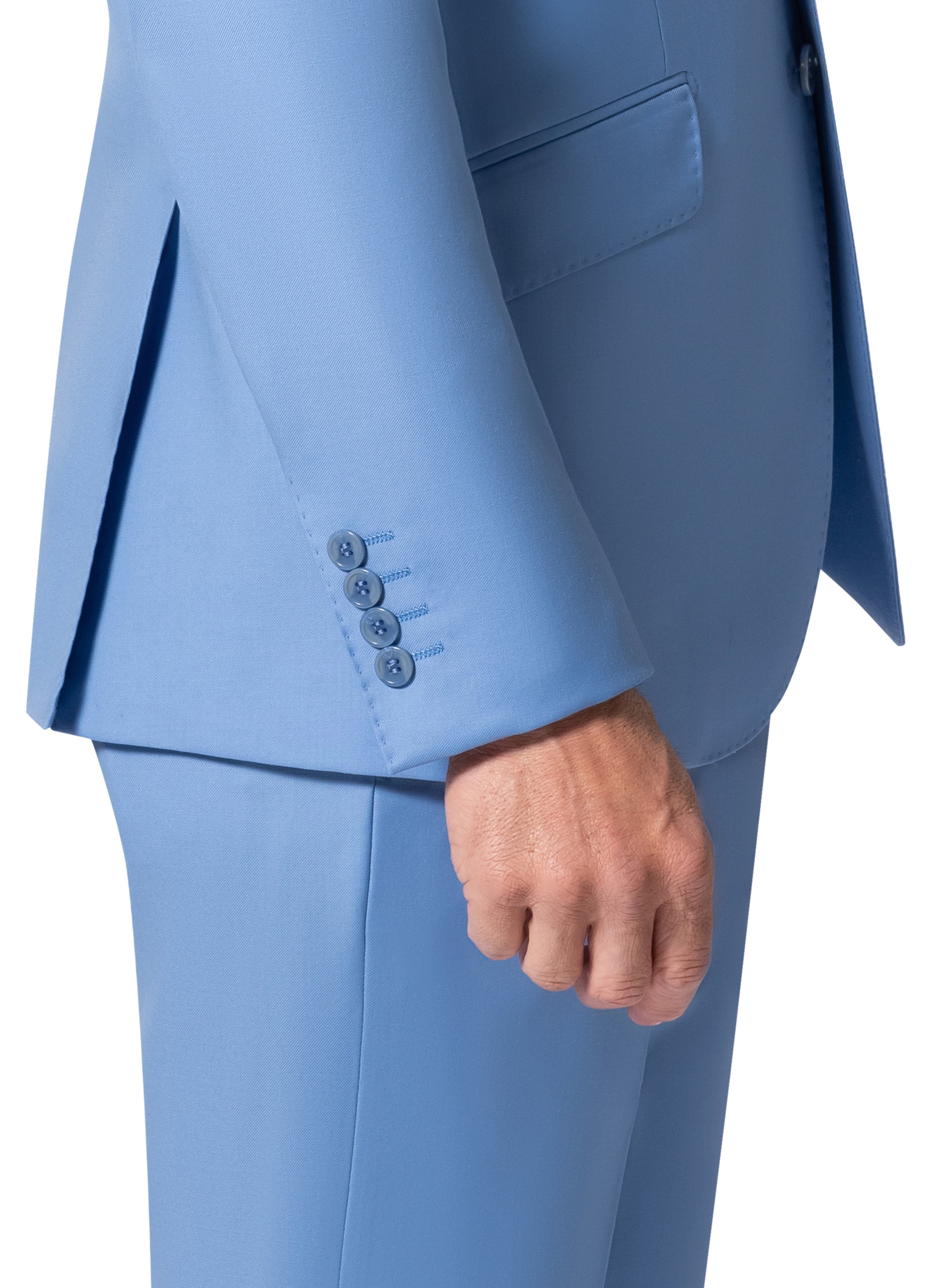 Bergamo Elegant - 10174.001 Wool Suit Slim - Blue