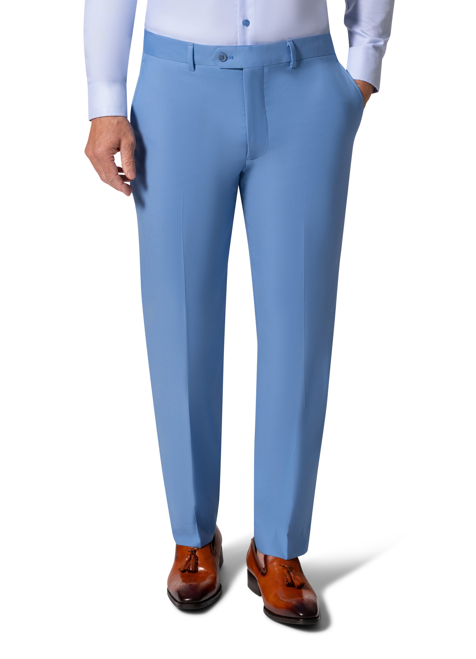 Bergamo Elegant - 10174.001 Wool Suit Slim - Blue