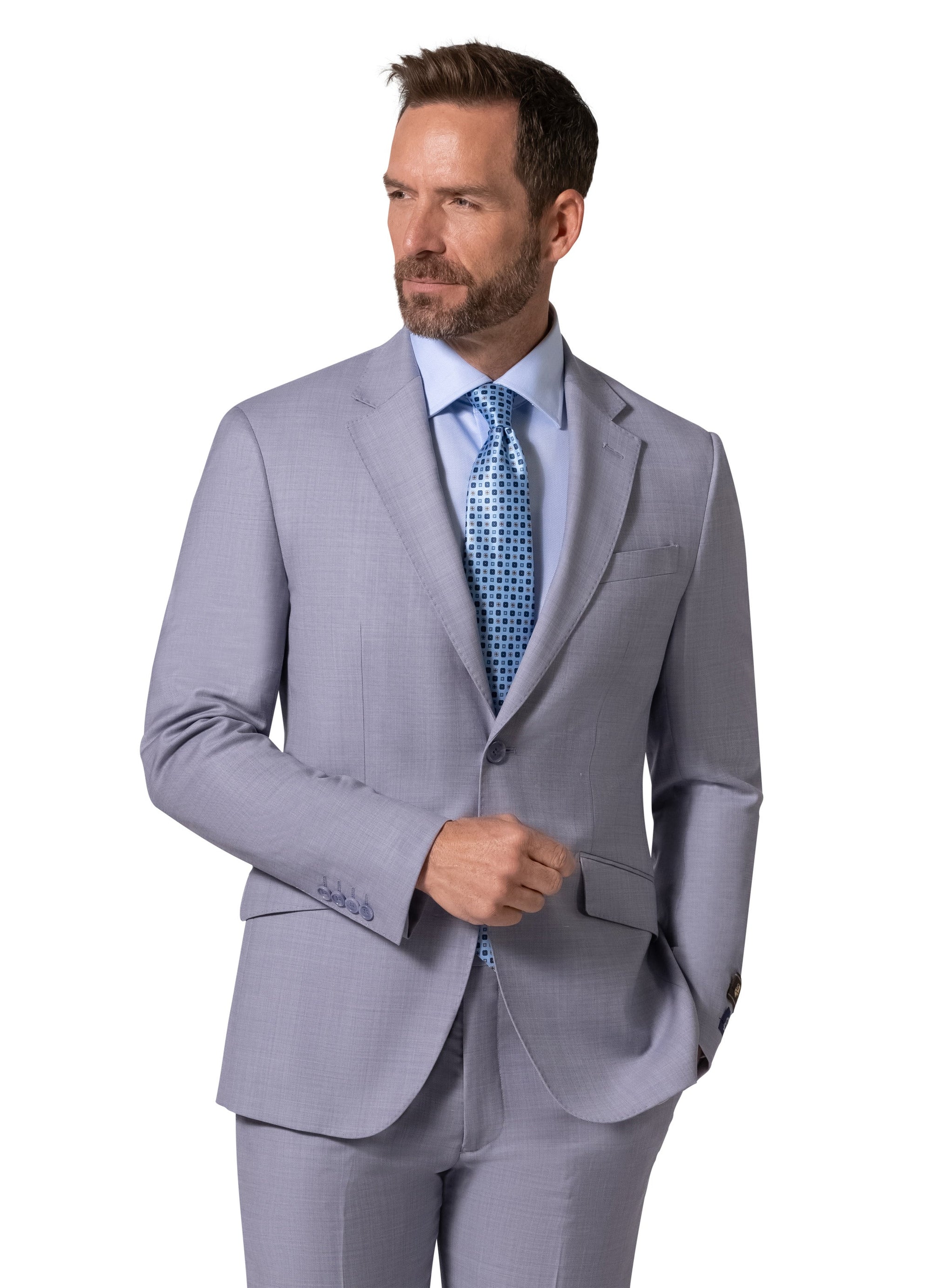 Bergamo Elegant - Faille Wool Modern Suit 10005.043.96
