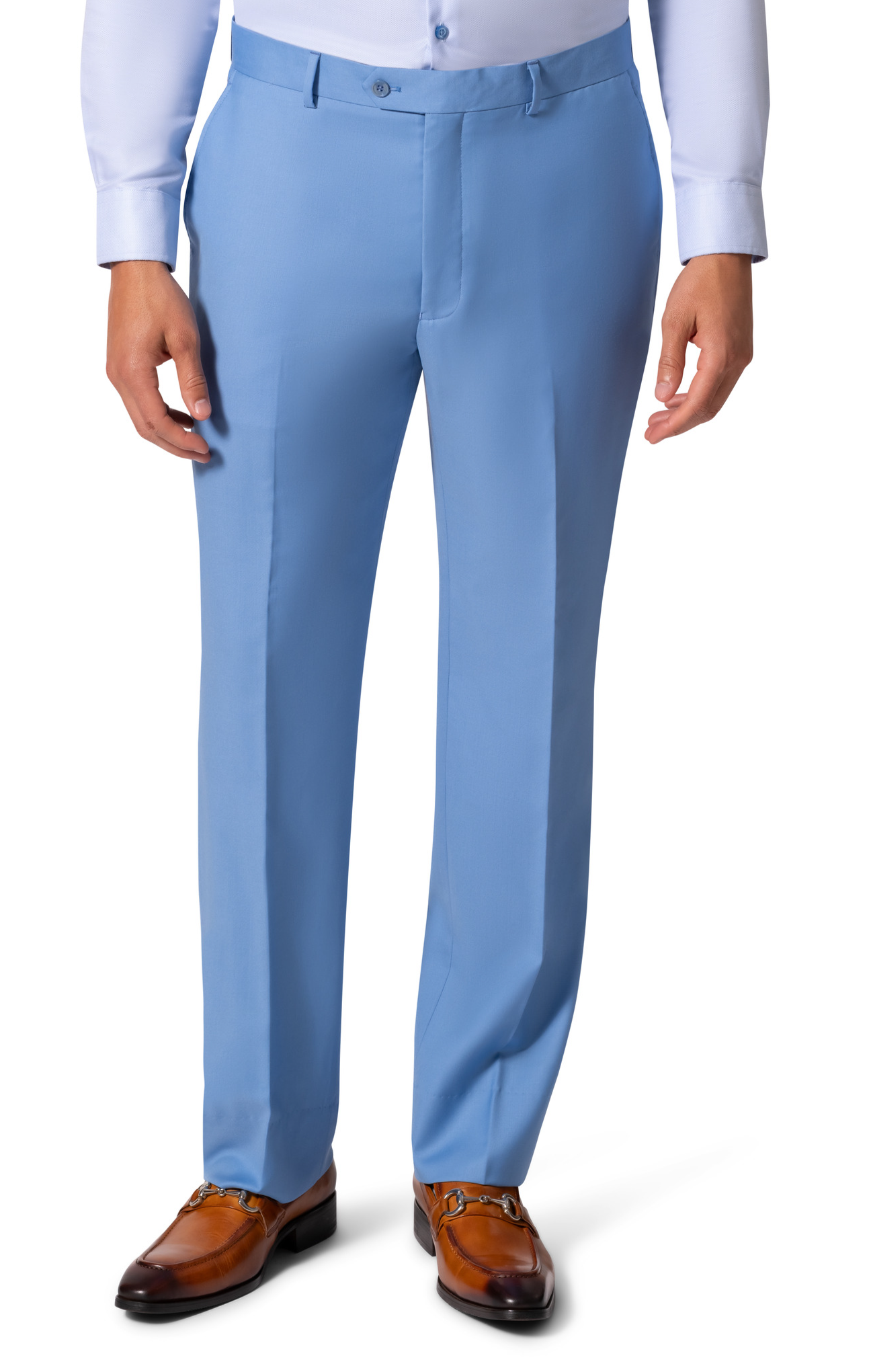 Bergamo Elegant - 10174.001 Wool Suit Modern Peak - Blue