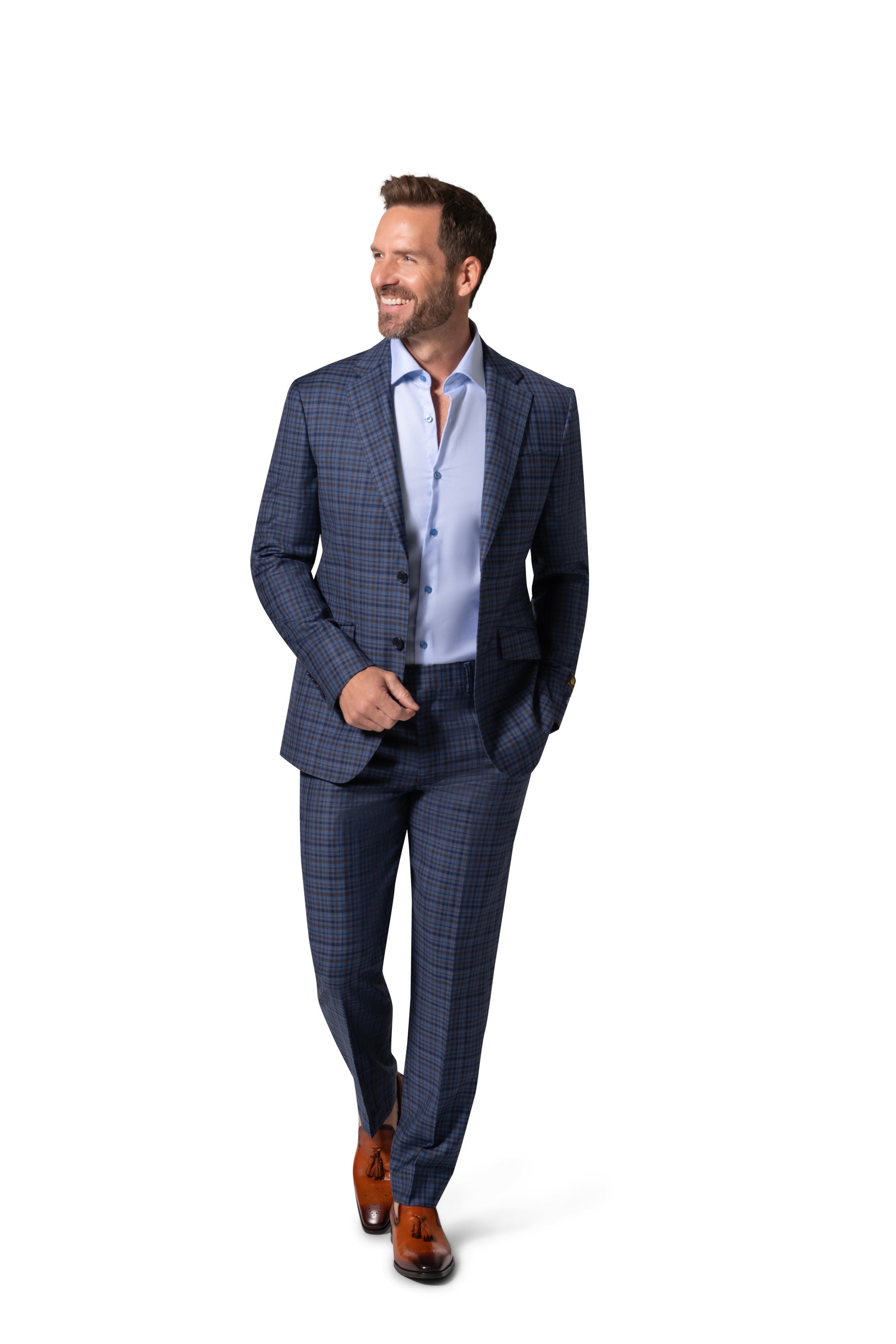 Bergamo Elegant - Faille Wool 10005.4099 S/B Modern Fit Suit