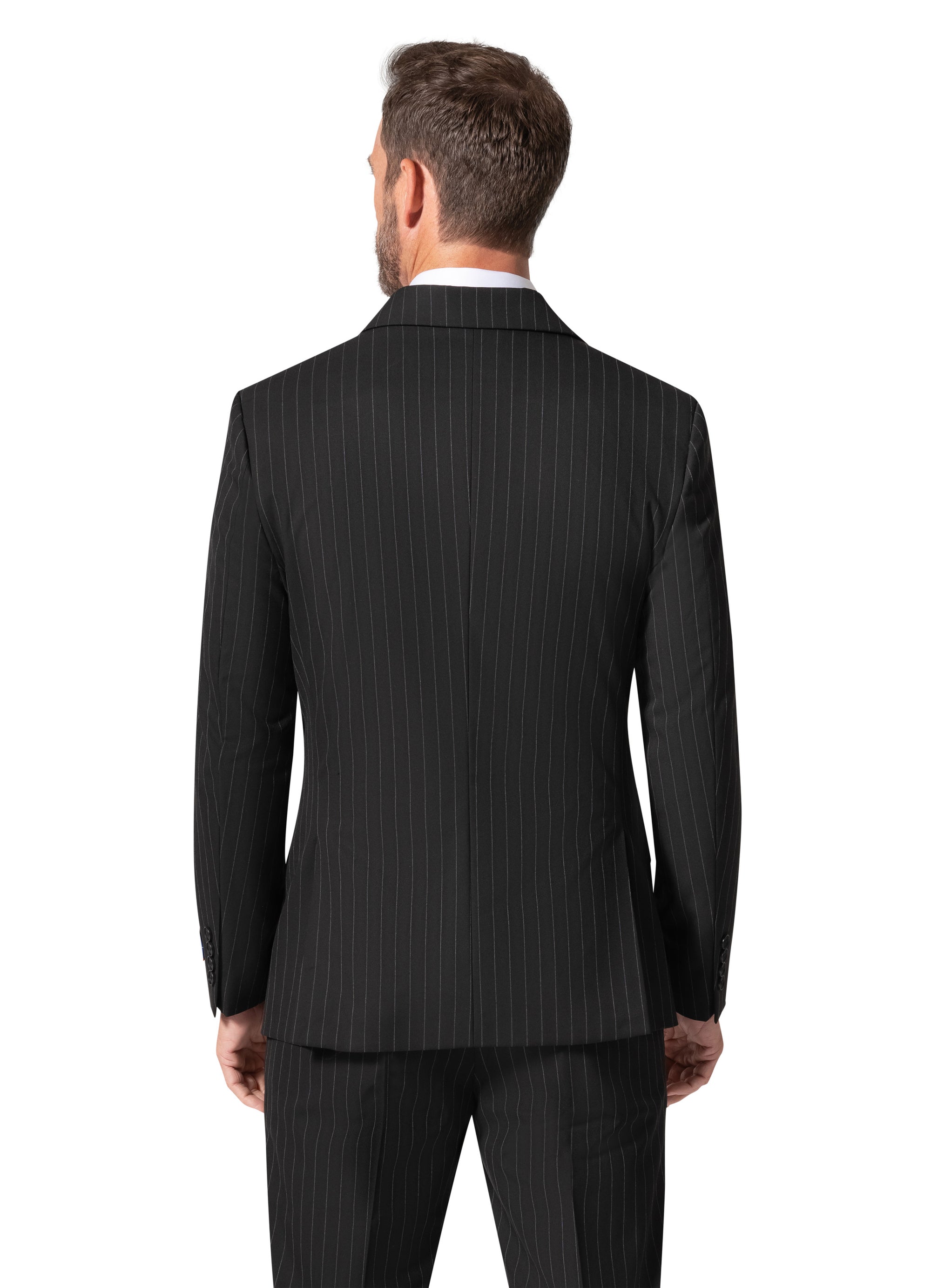 Bergamo Orange BP04K-E32 D/B Slim Suit - Black