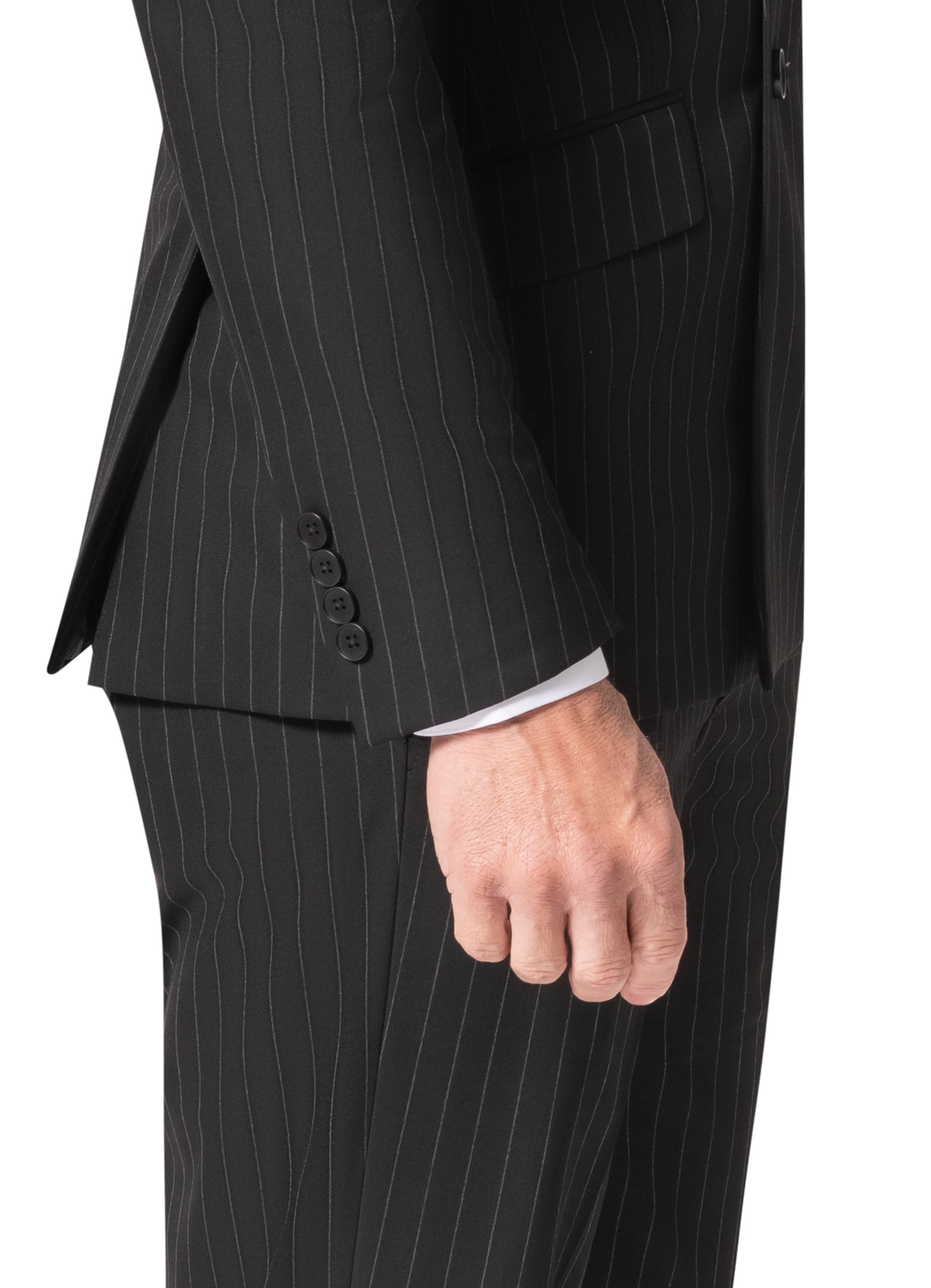 Bergamo Orange BP04K-E32 D/B Slim Suit - Black