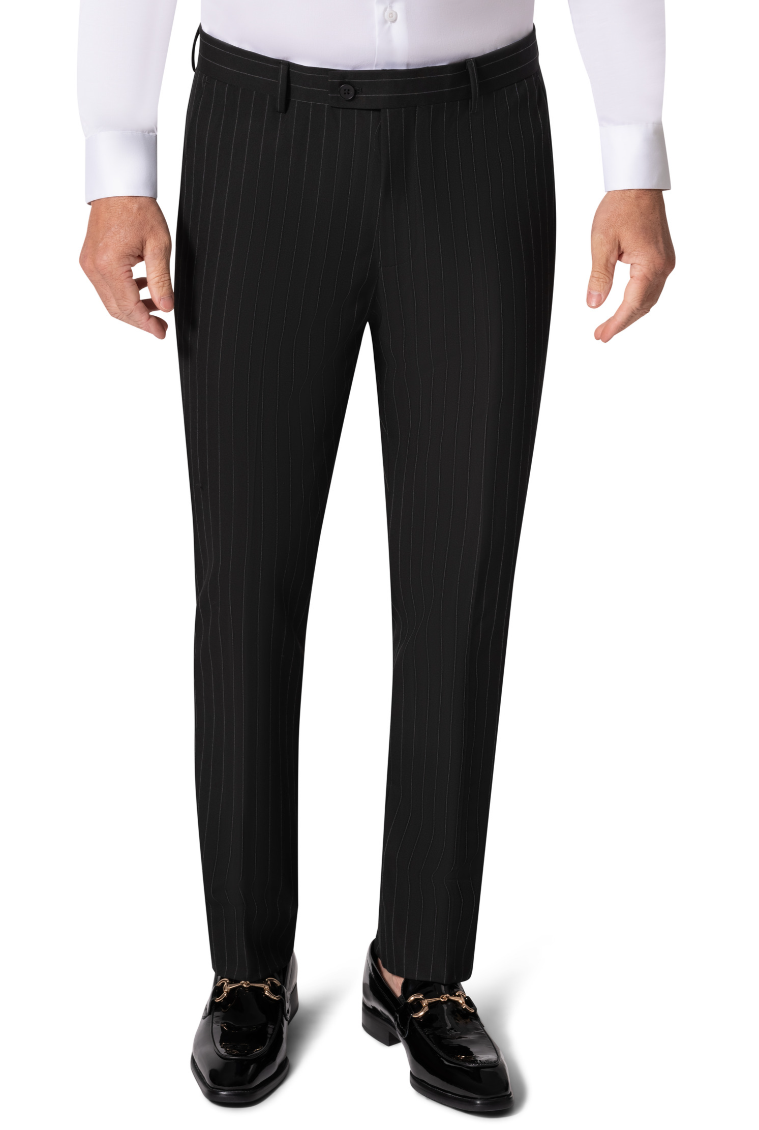 Bergamo Orange BP04K-E32 3PC Slim Suit - Black