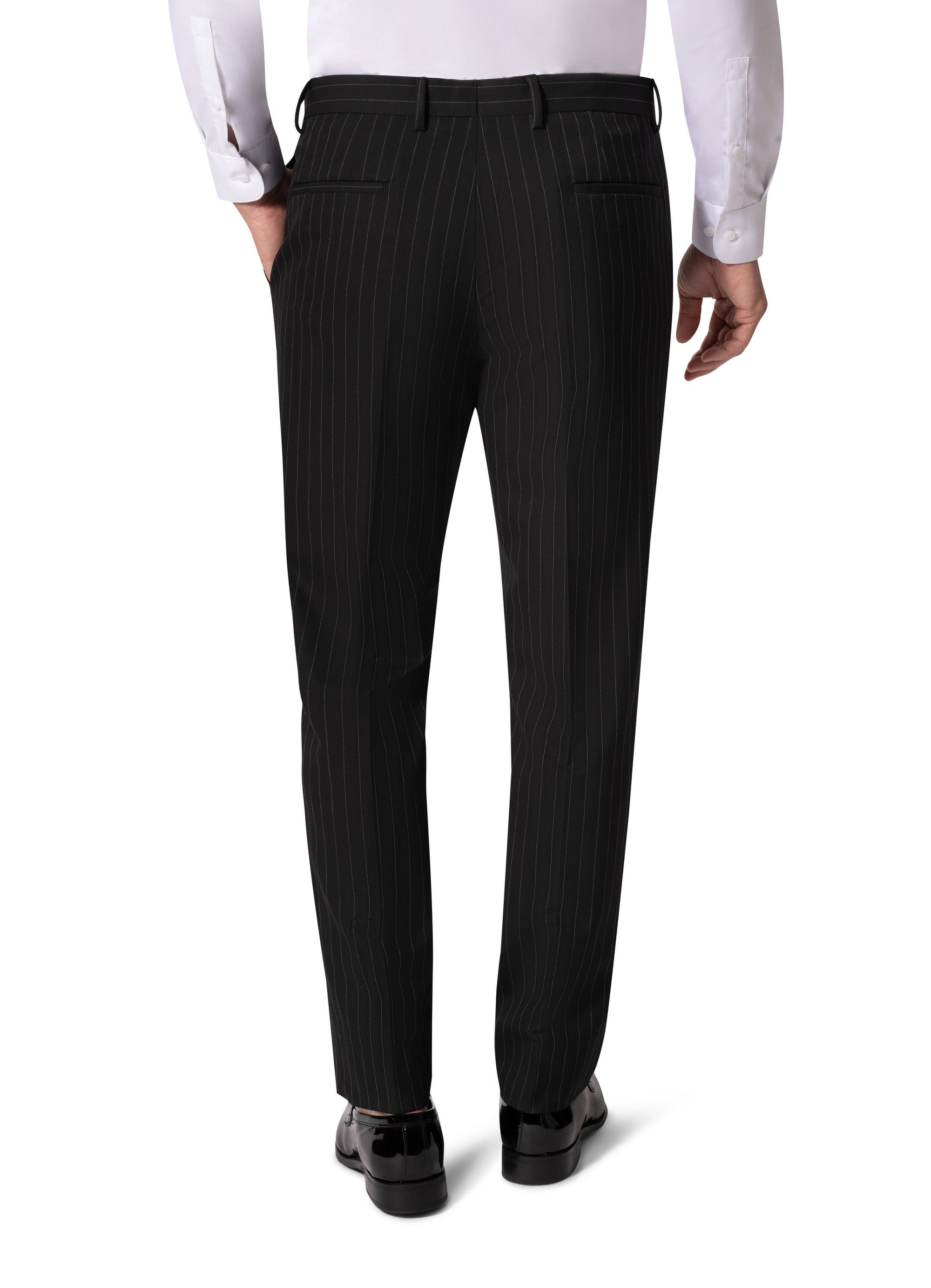 Bergamo Orange BP04K-E32 D/B Slim Suit - Black