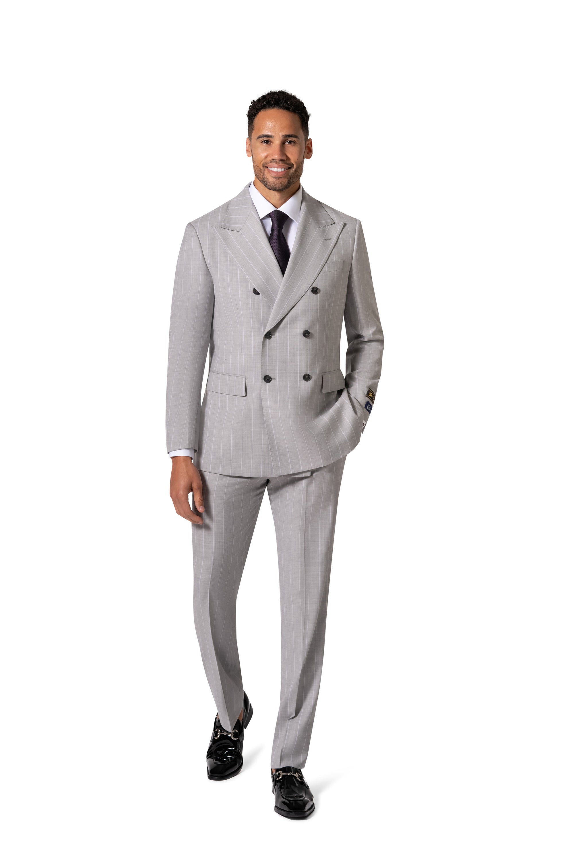 Bergamo Elegant - Faille Wool 10005.2054 D/B Modern Fit Suit