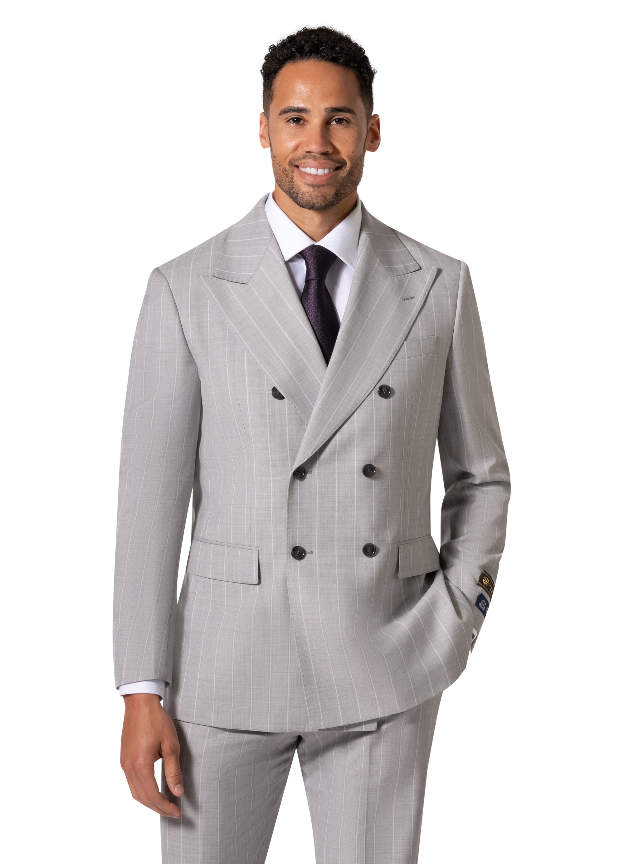 Bergamo Elegant - Faille Wool 10005.2054 D/B Modern Fit Suit