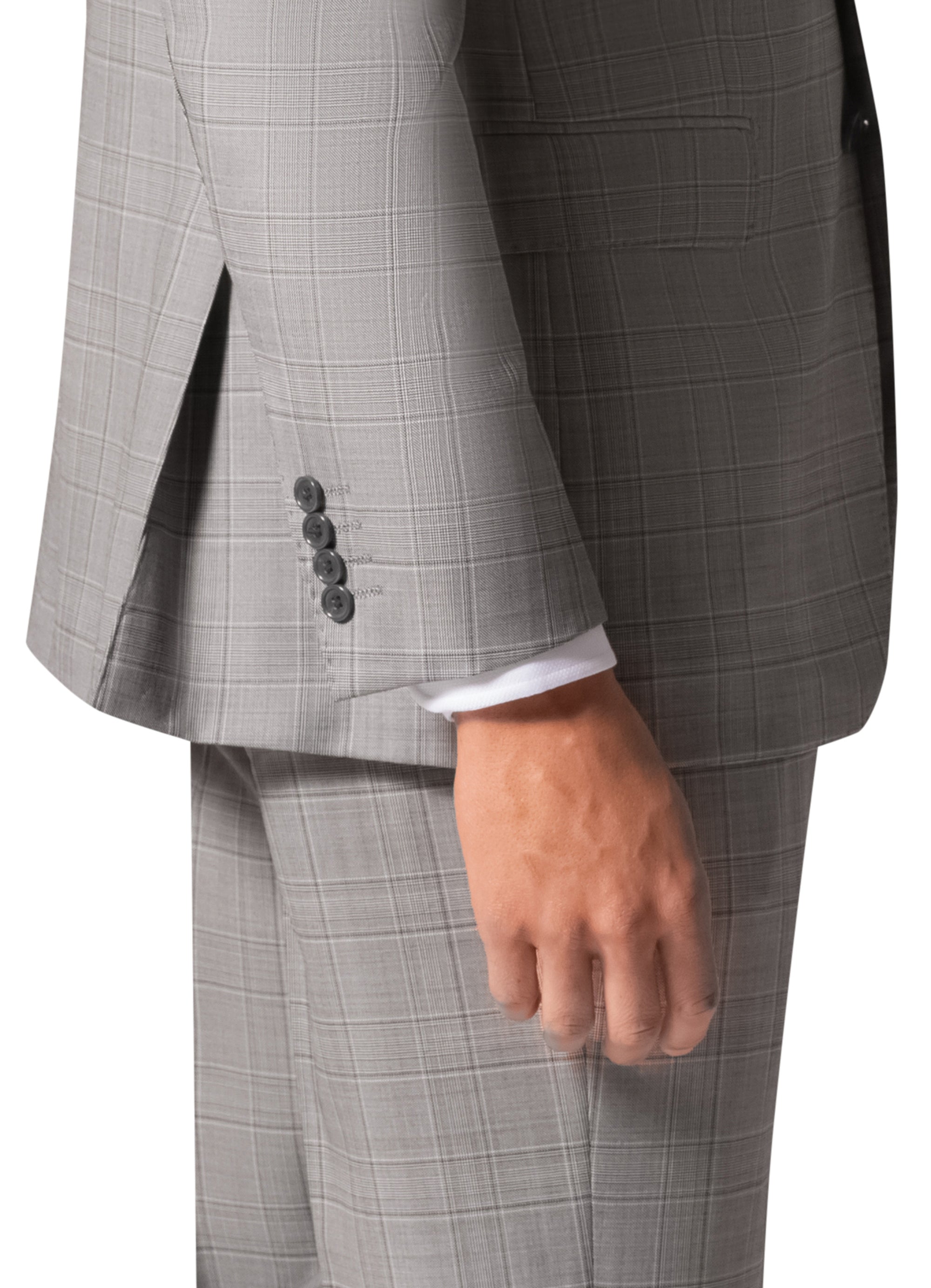 Bergamo Elegant - Reda |  156.43 Modern 2-Piece Suit - Grey