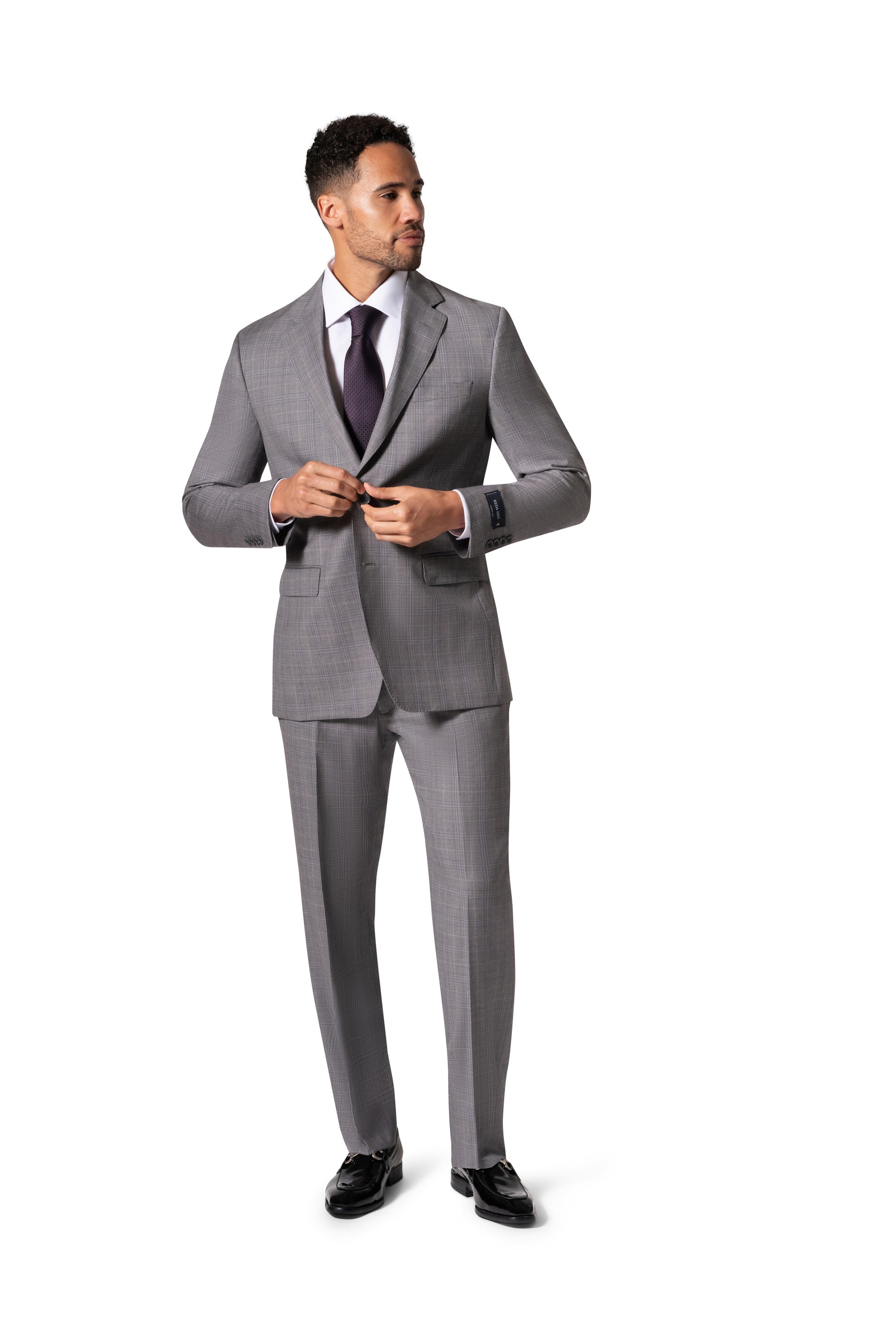 Bergamo Elegant - Reda |  188.456 Modern 2-Piece Suit - Grey