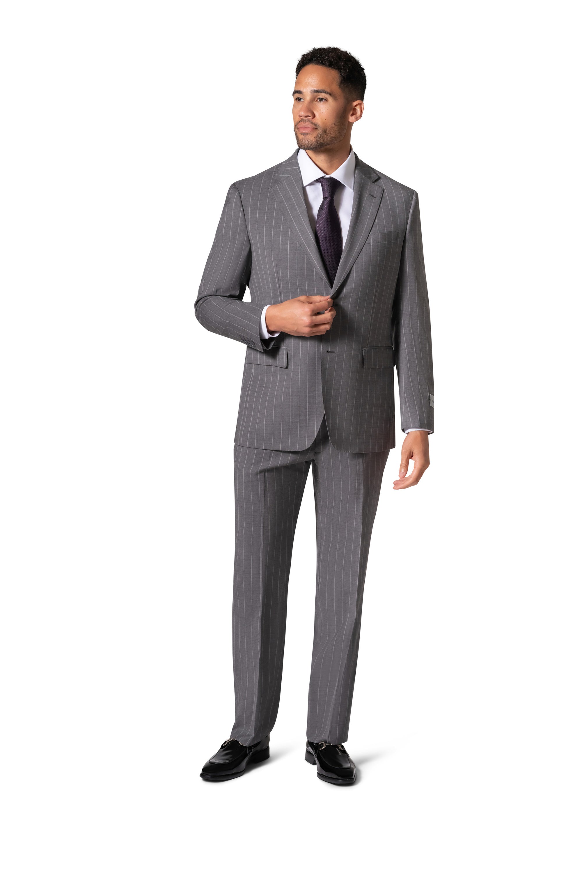 Bergamo Elegant Reda Flexo |  705.200 Modern Fit Suit - Grey