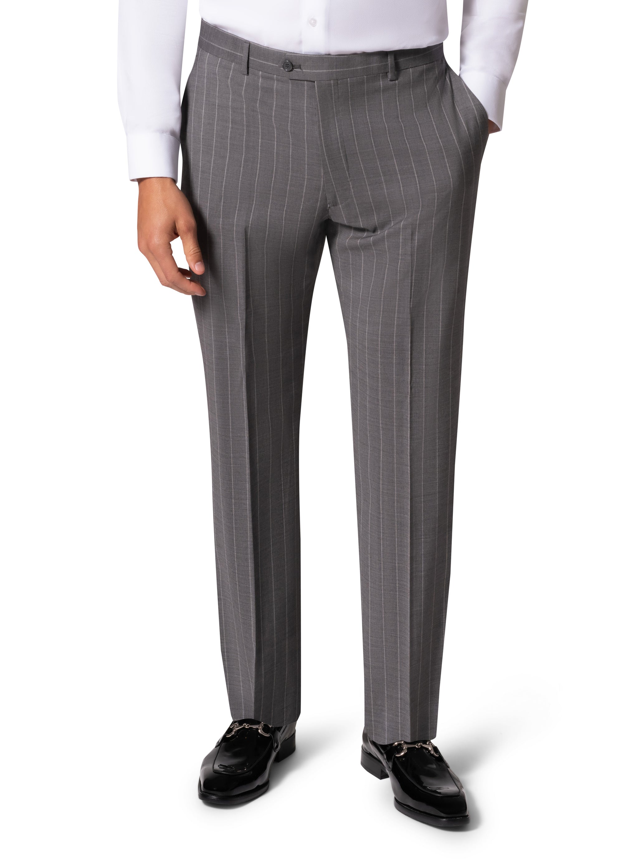 Bergamo Elegant Reda Flexo |  705.200 Modern Fit Suit - Grey