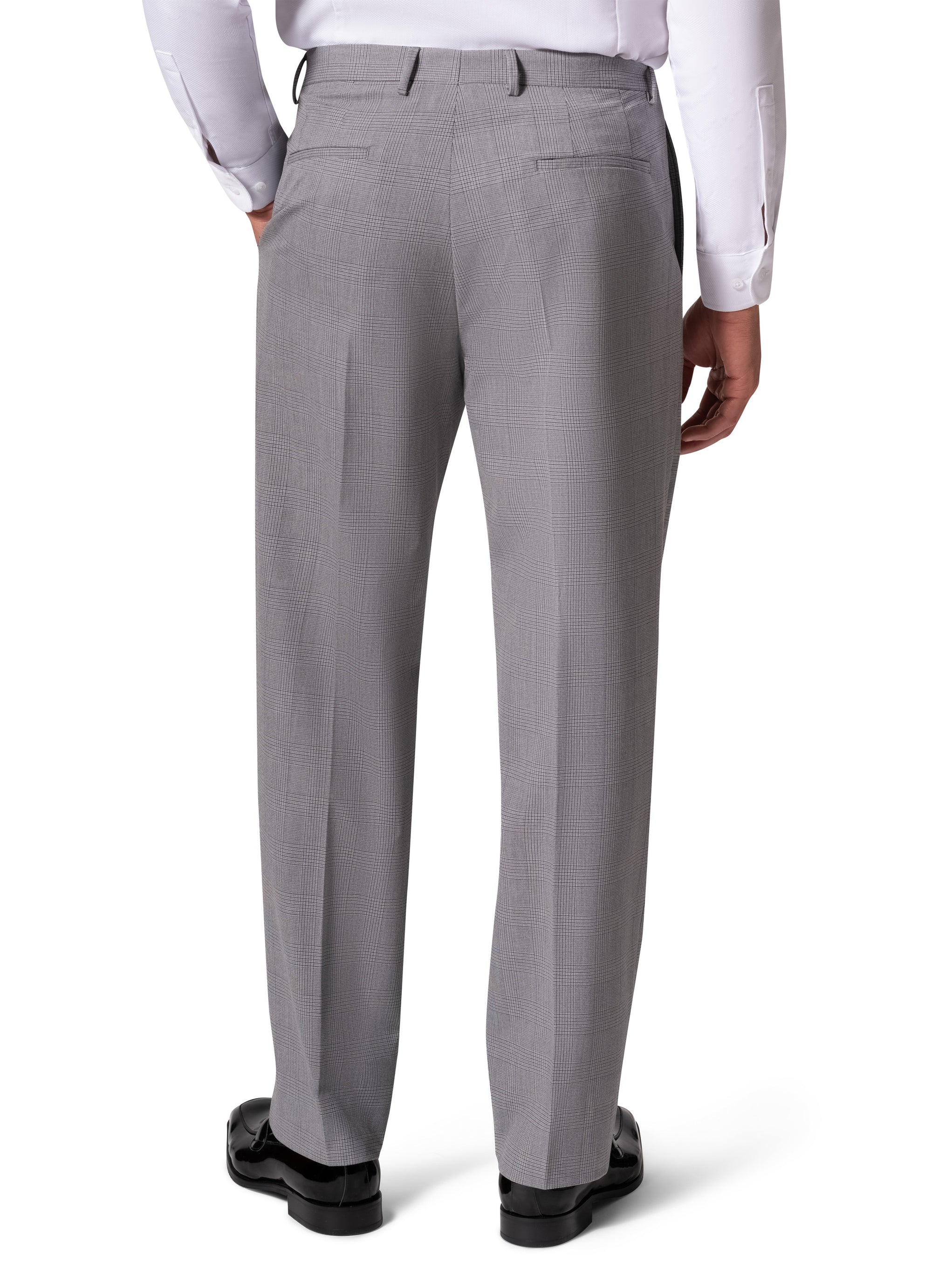 Bergamo Orange BP04KE-07 3PC Notch Slim Suit - Grey