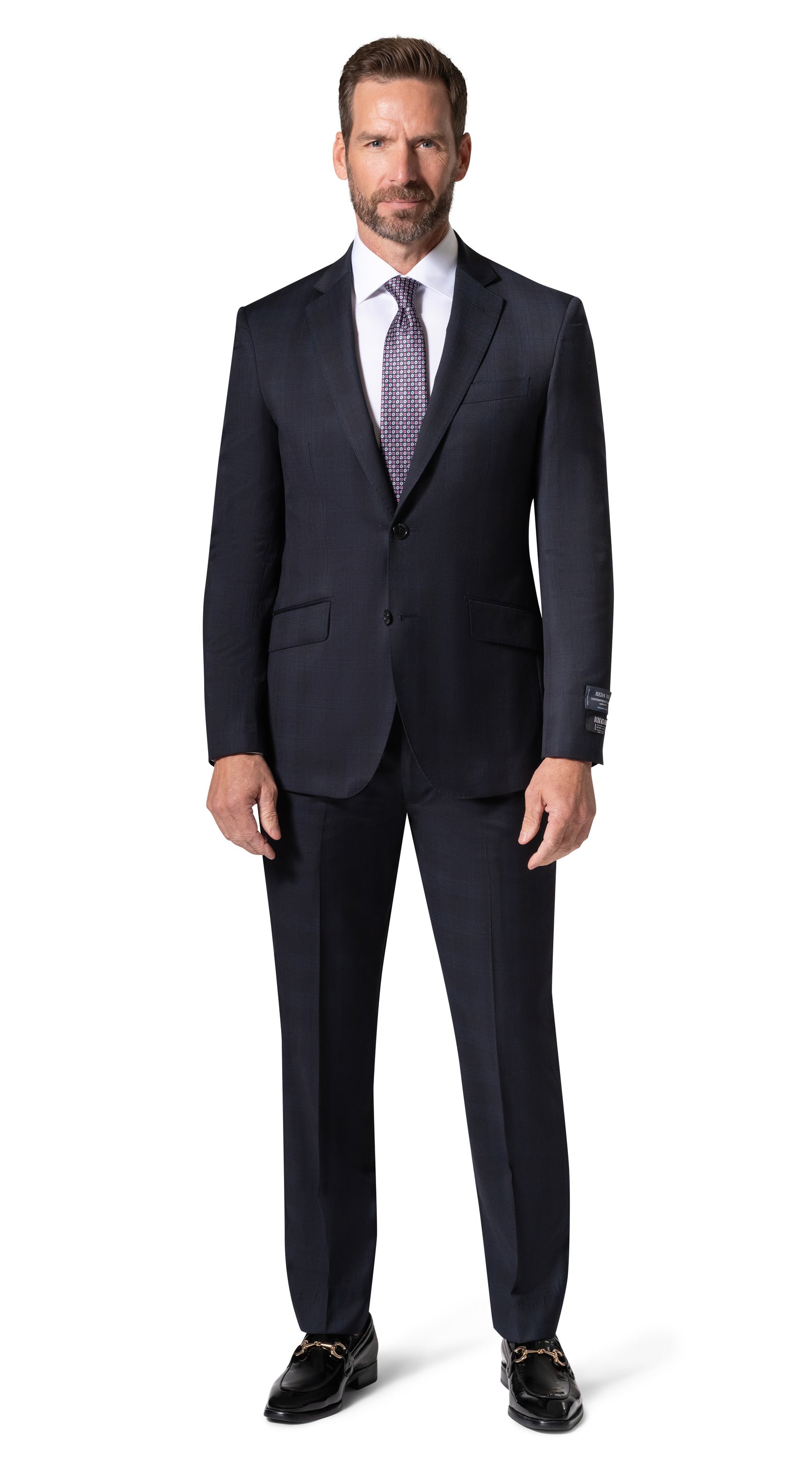 Bergamo Elegant Reda | 146.519 Slim Fit Suit - Black
