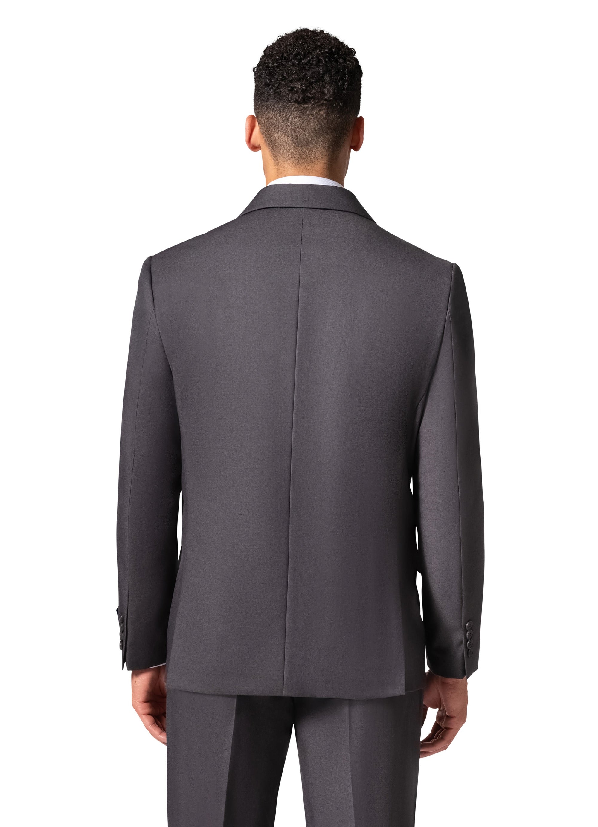 Bergamo Orange A6732 D/B Modern Fit Suit - Charcoal