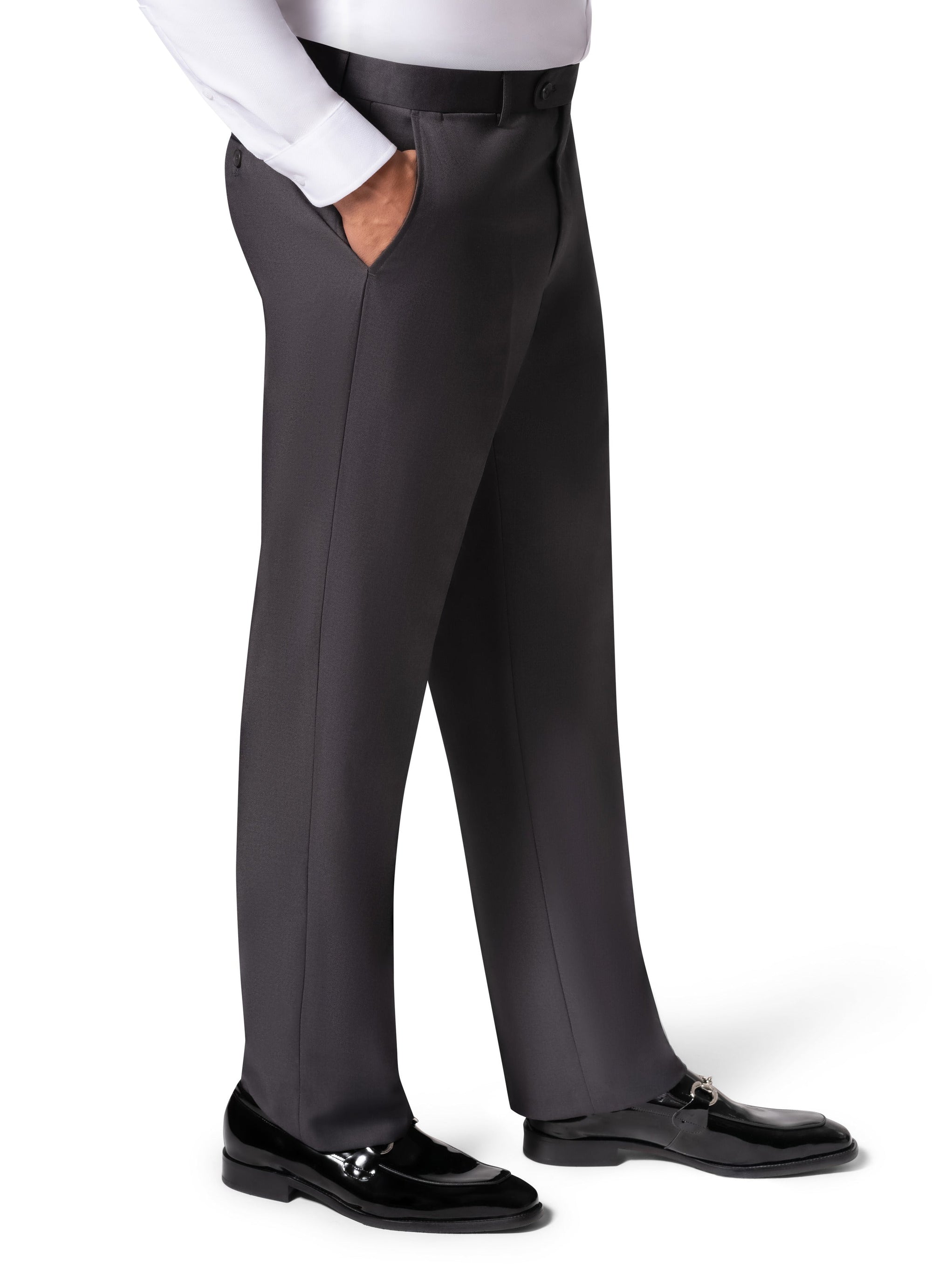 Bergamo Orange A6732 D/B Modern Fit Suit - Charcoal