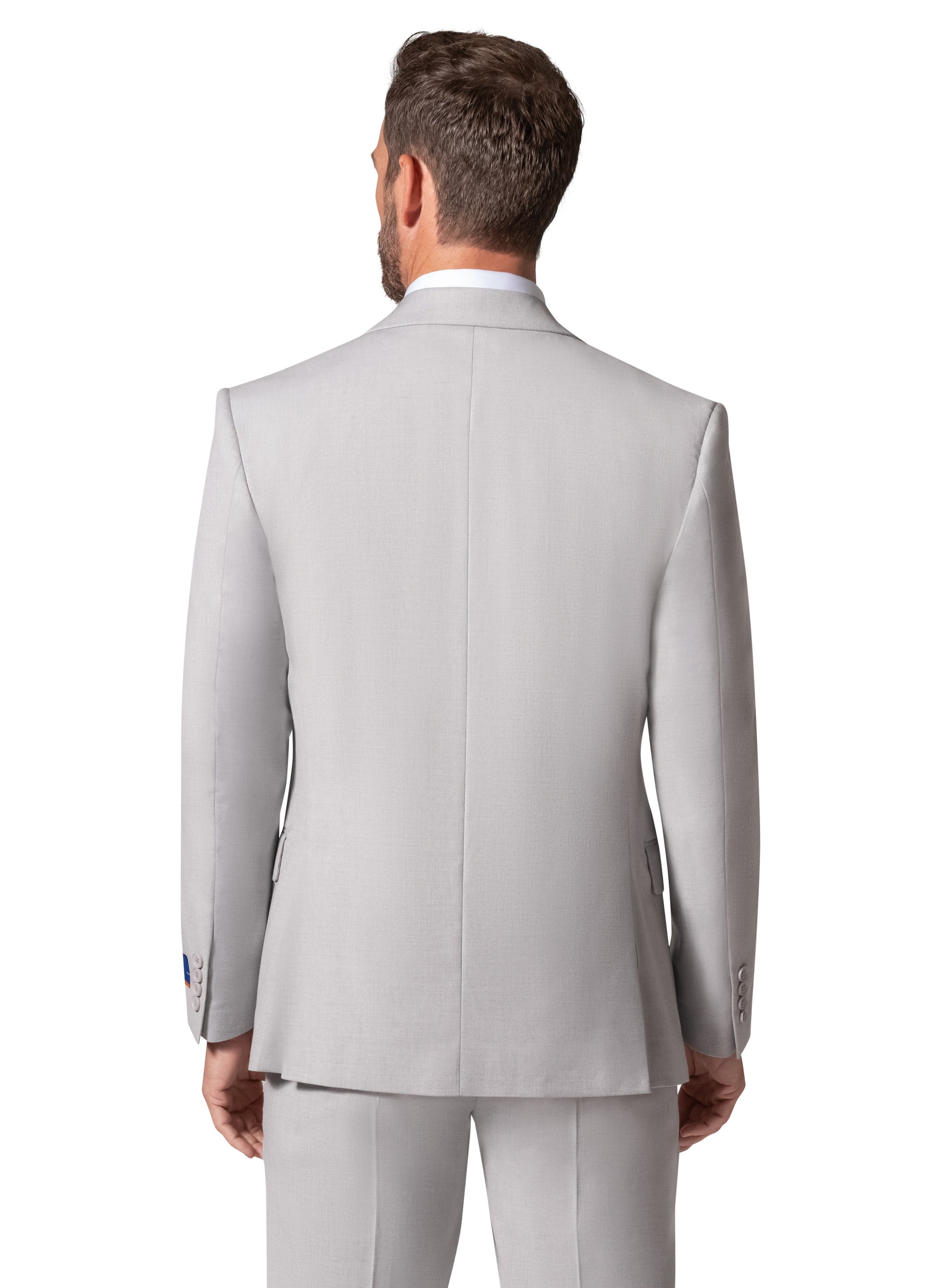 Bergamo Orange MARCO 003 Slim Fit Suit - Grey