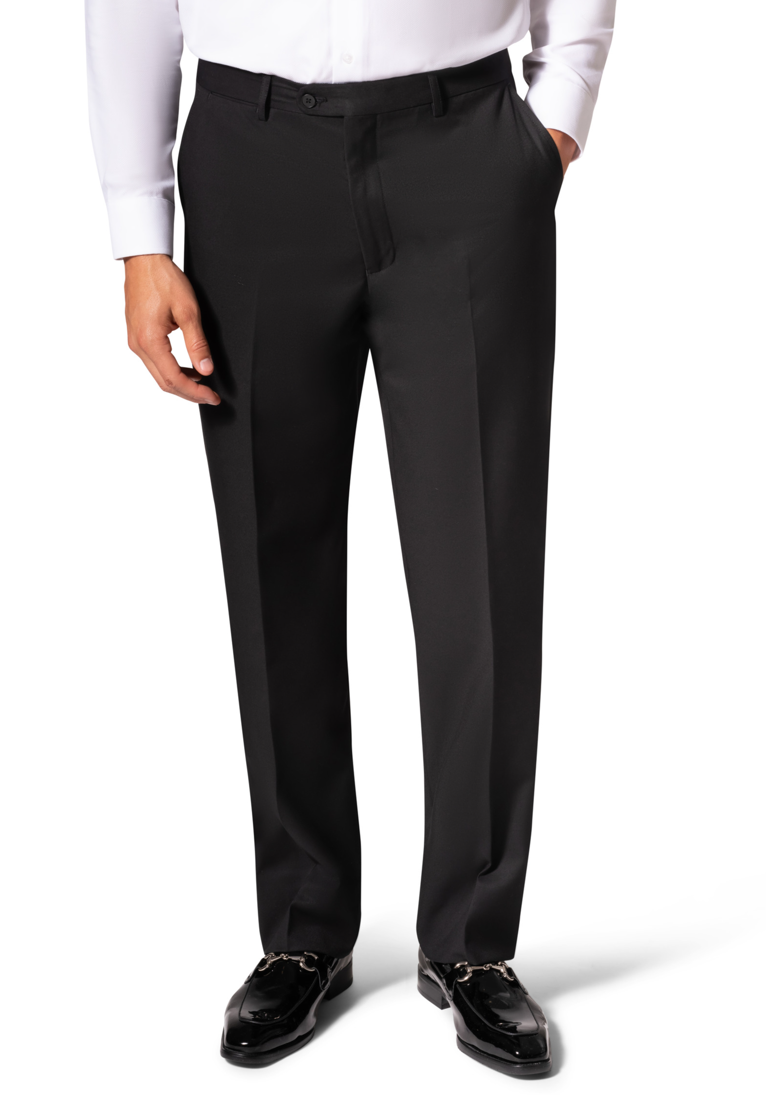 Bergamo Orange A6732 D/B Modern Fit Suit - Black