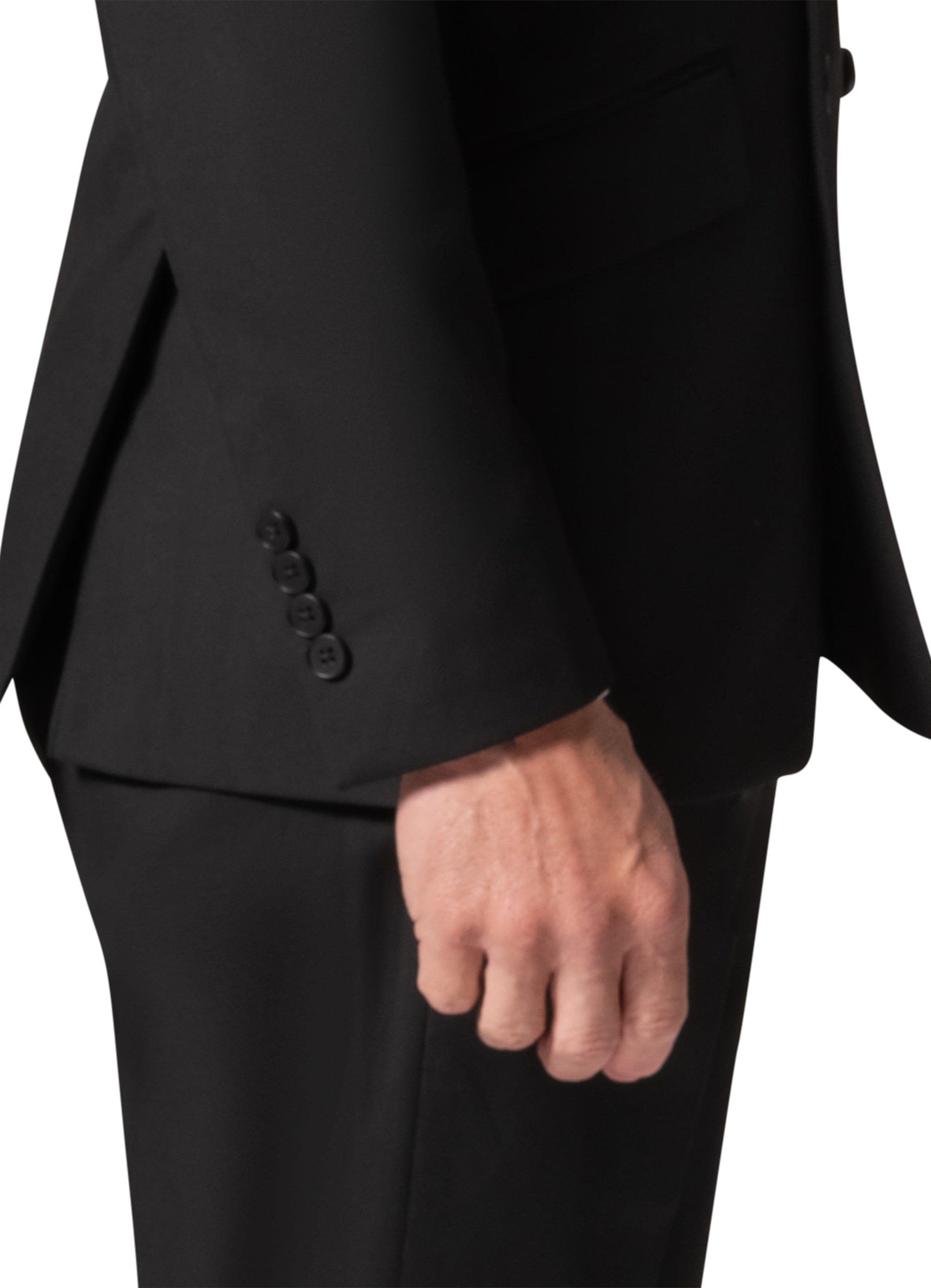 Bergamo Orange MARCO UNI D/B Slim Suit - Black