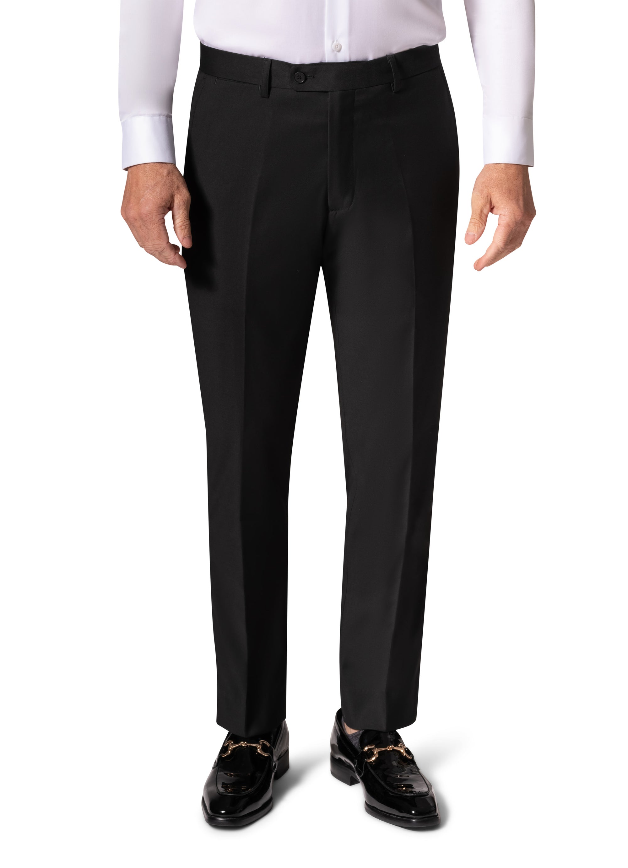 Bergamo Orange MARCO UNI D/B Slim Suit - Black
