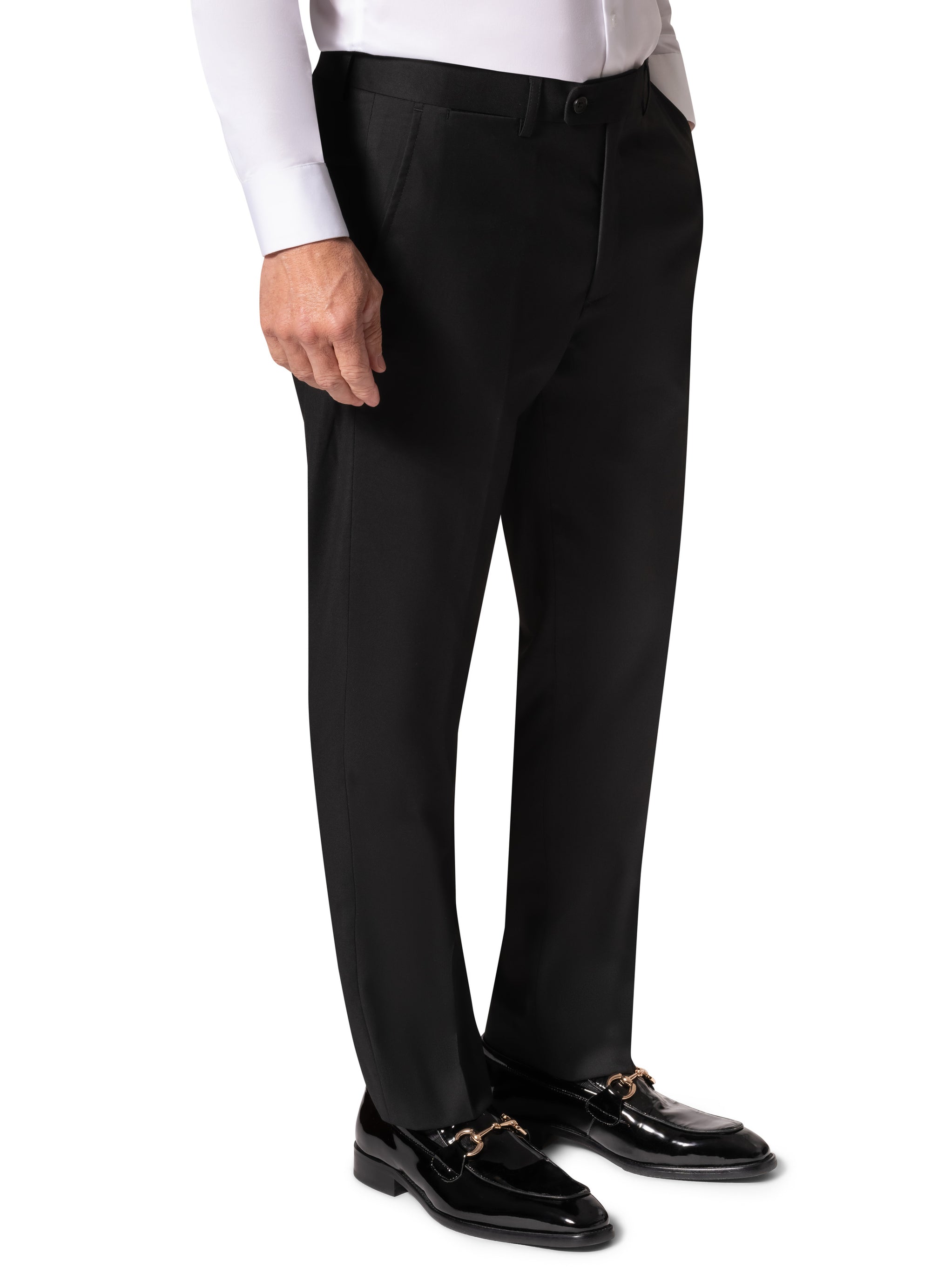 Bergamo Orange MARCO UNI D/B Slim Suit - Black