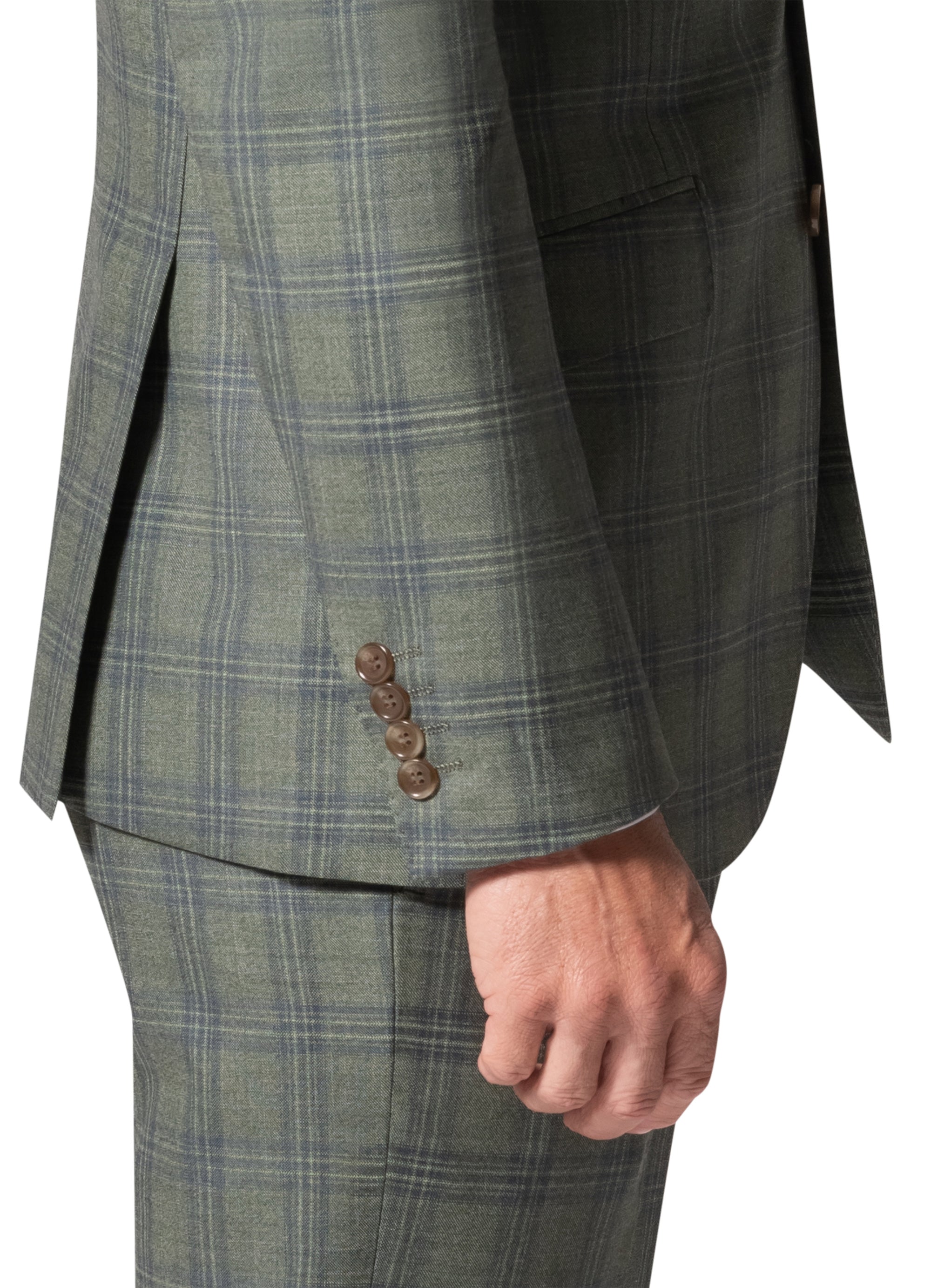 Bergamo Elegant - Faille Wool 10005.4098 S/B Slim Fit Suit