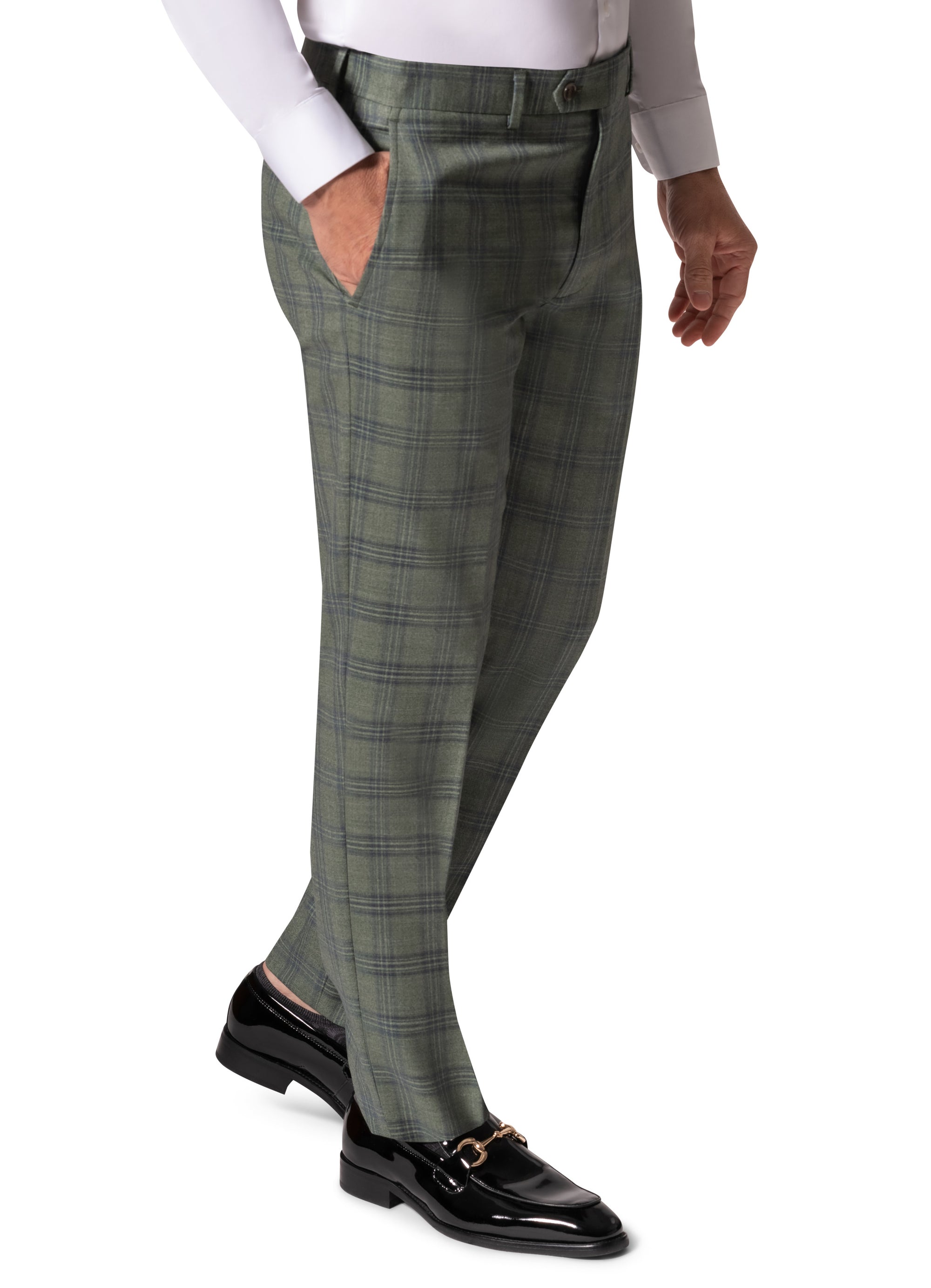 Bergamo Elegant - Faille Wool 10005.4098 S/B Slim Fit Suit