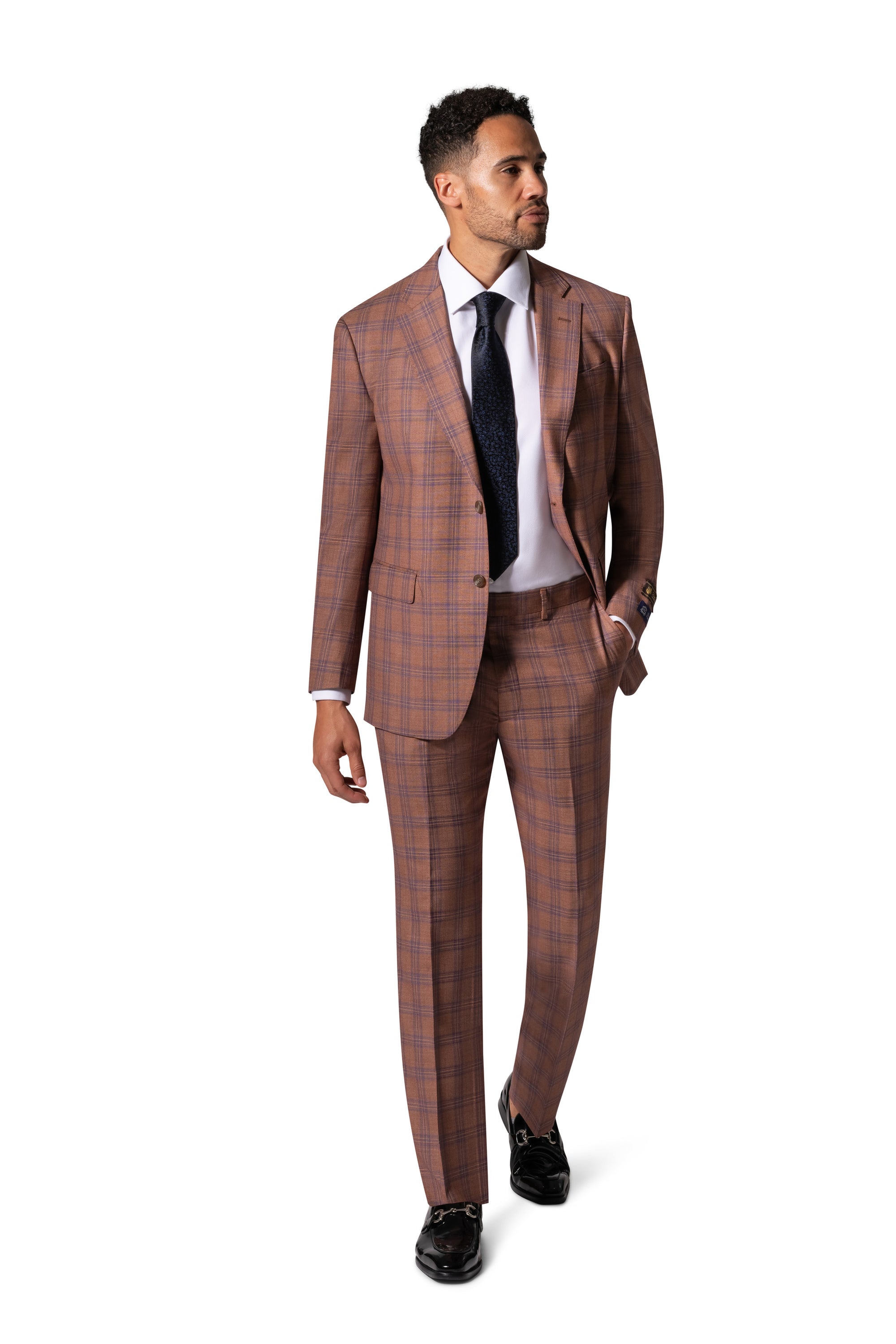 Bergamo Elegant - Faille Wool 10005.4098 S/B Modern Fit Suit