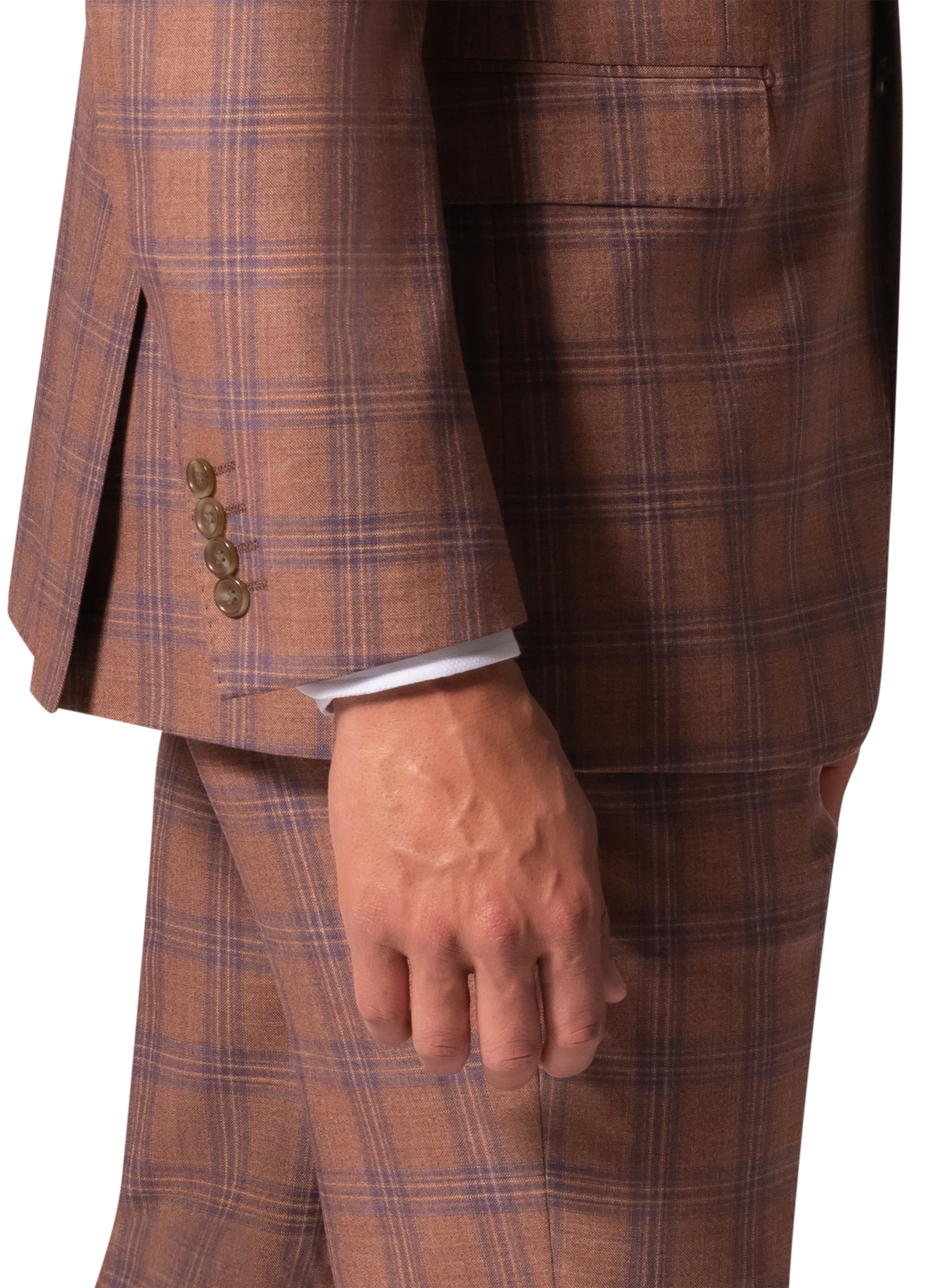 Bergamo Elegant - Faille Wool 10005.4098 S/B Big & Tall Suit