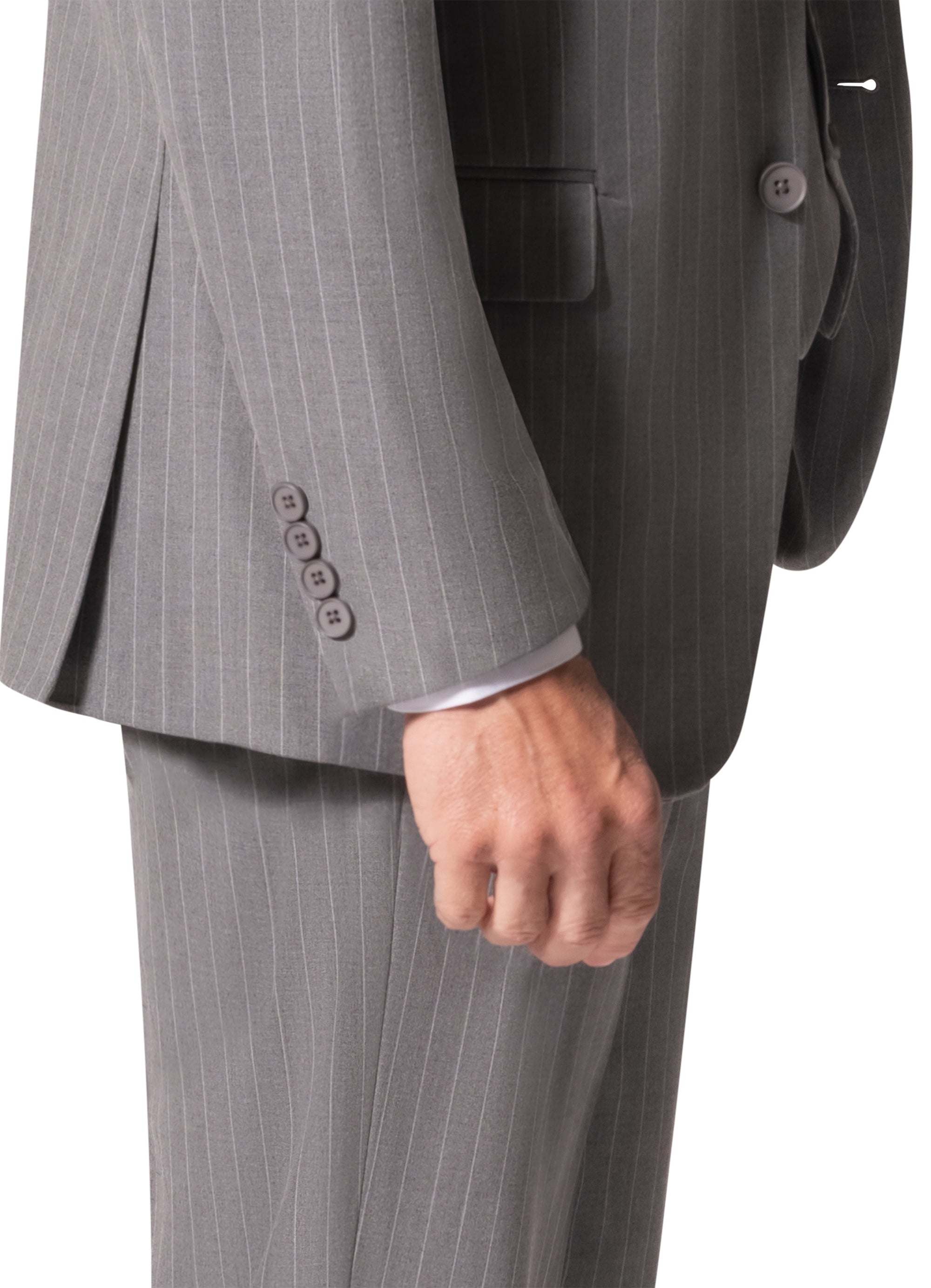 Bergamo Orange BP04K-E32 3PC Slim Suit - Grey