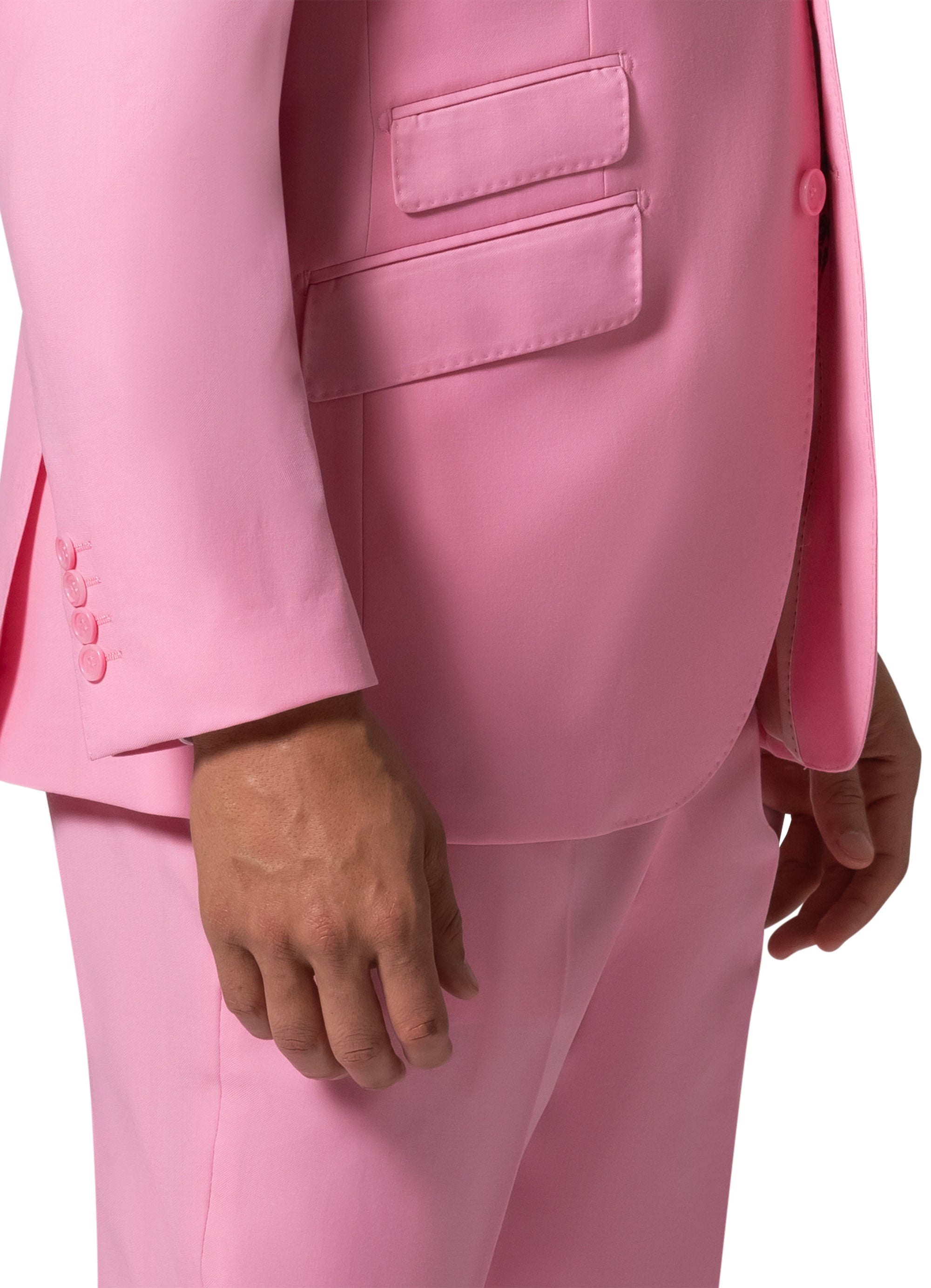 Bergamo Elegant - 10174.001 Wool Suit Modern Peak - Pink