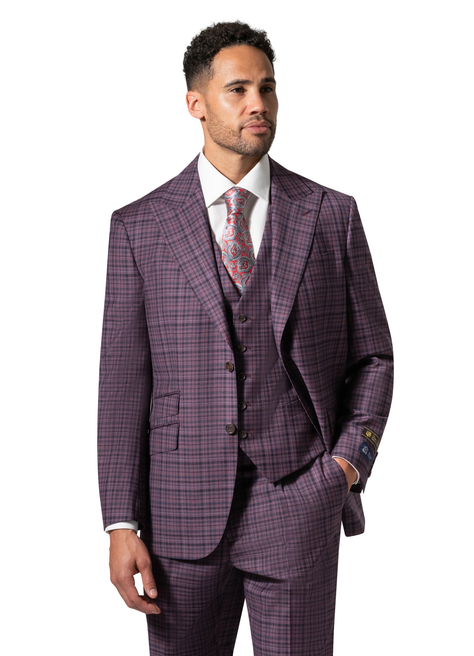 Bergamo Essex Elegant - Faille Wool Suit 10005.4099 Big & Tall