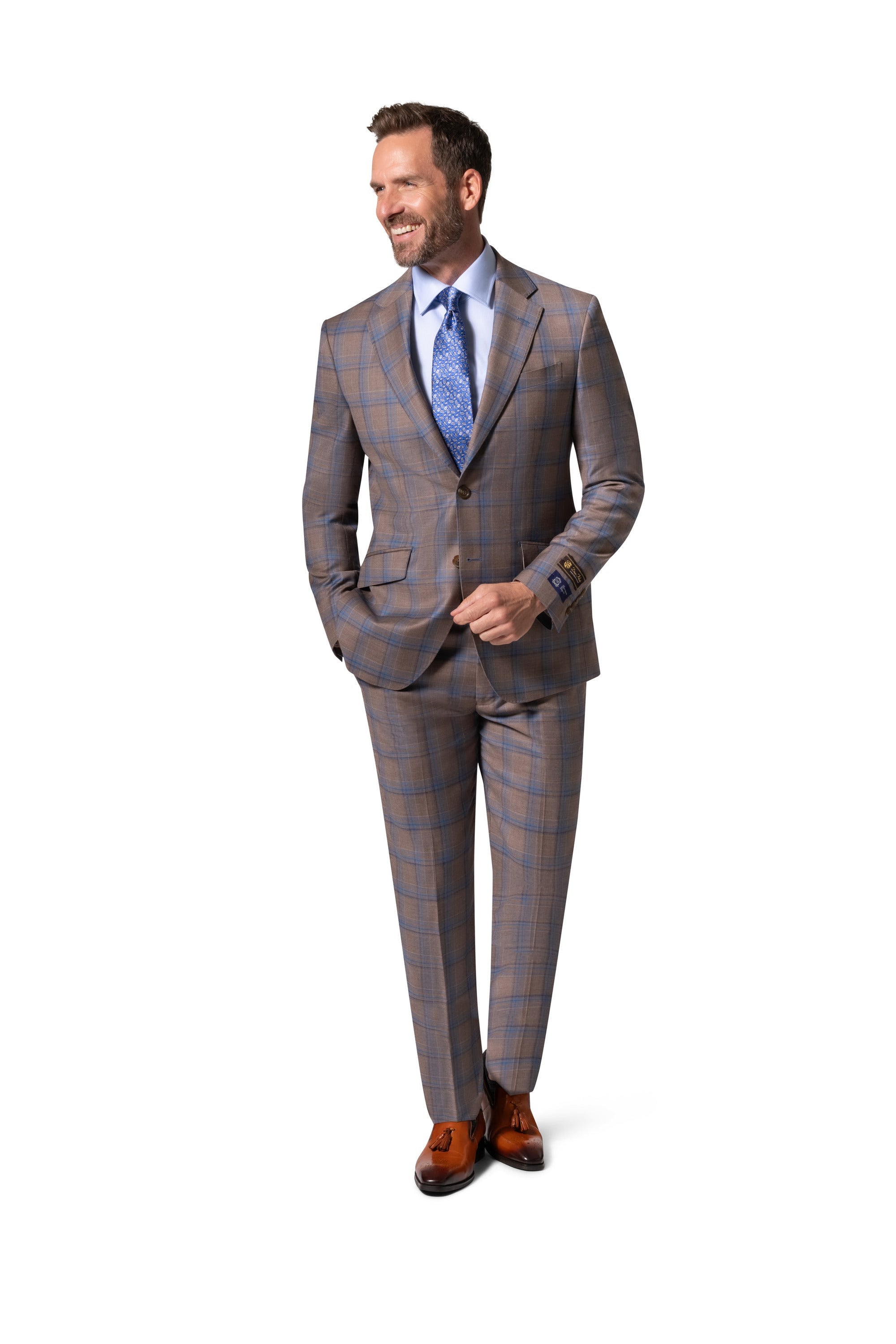 Bergamo Elegant - Faille Wool 10005.4100 S/B Slim Fit Suit