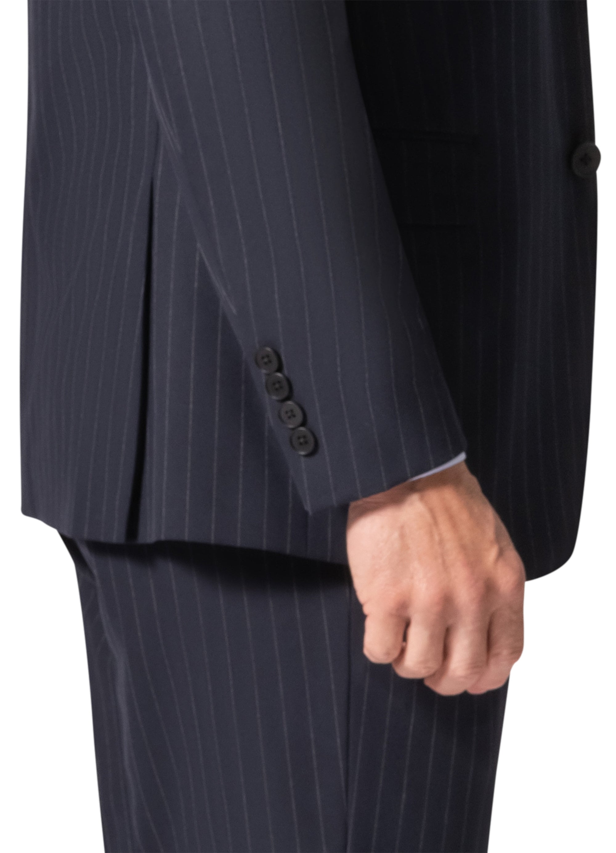 Bergamo Orange BP04K-E32 3PC Slim Suit - Navy