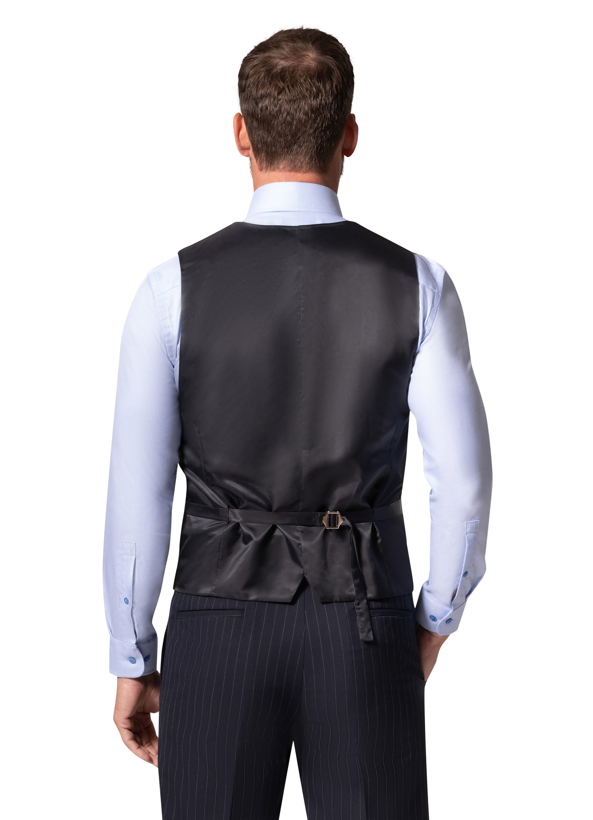 Bergamo Orange BP04K-E32 3PC Slim Suit - Navy