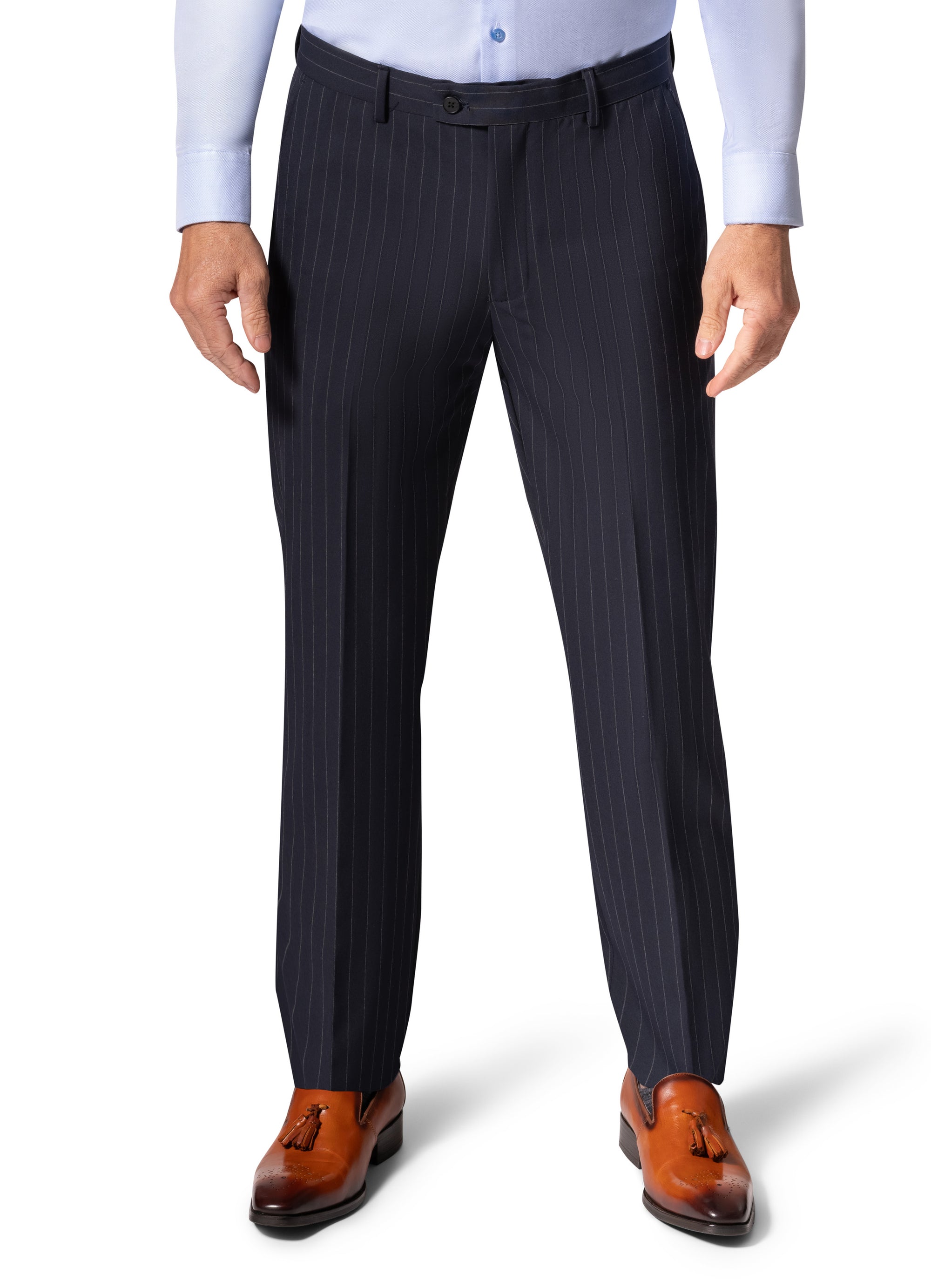 Bergamo Orange BP04K-E32 3PC Slim Suit - Navy